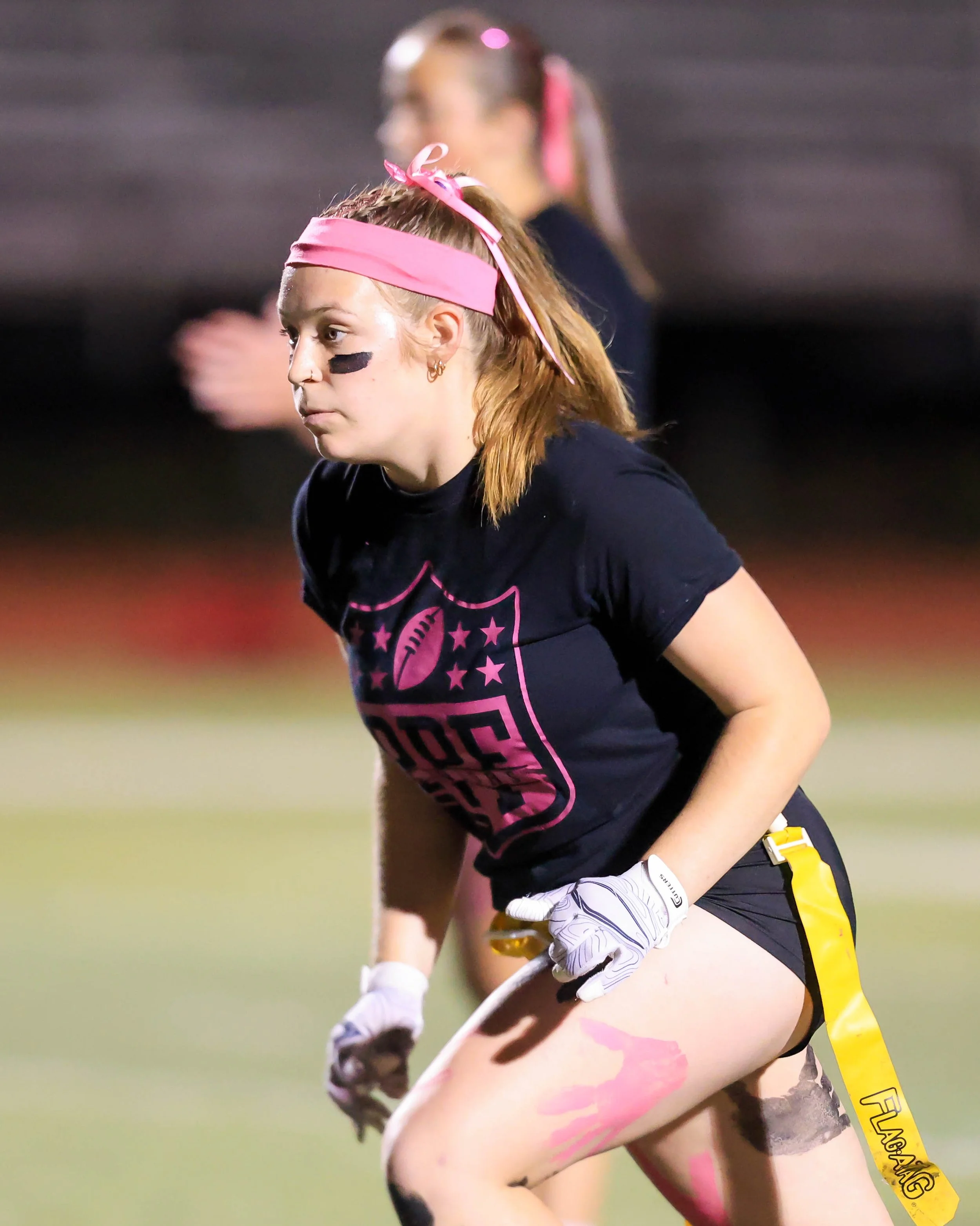 Senior on defense