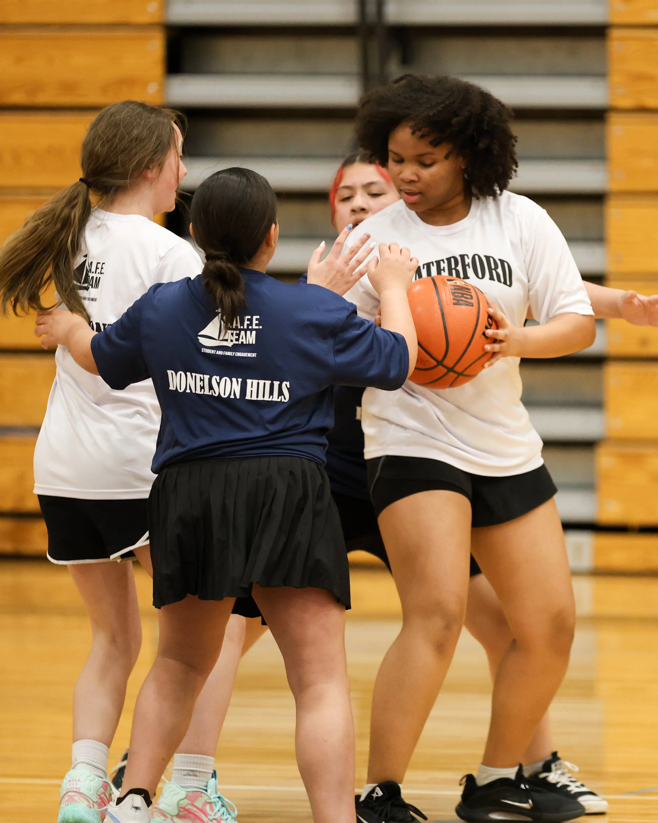 Beaumont girl holds the ball