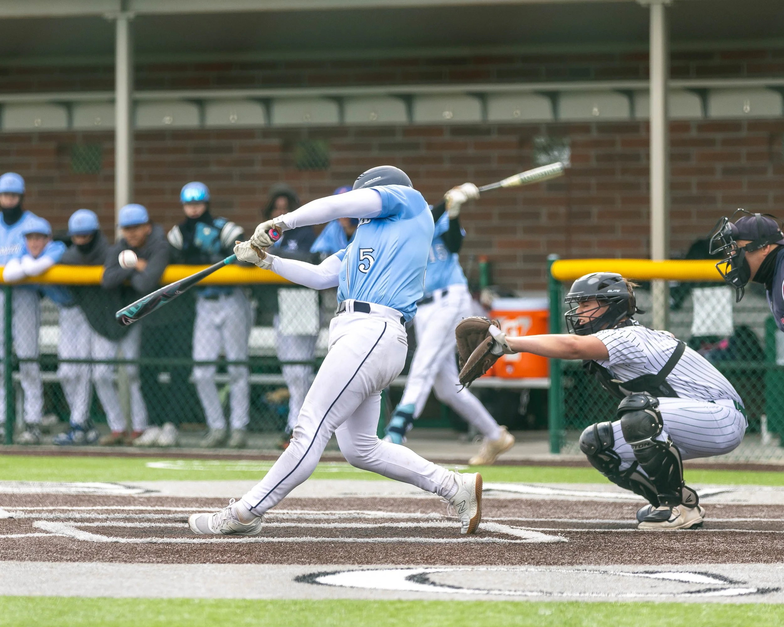 Mott #5 batting