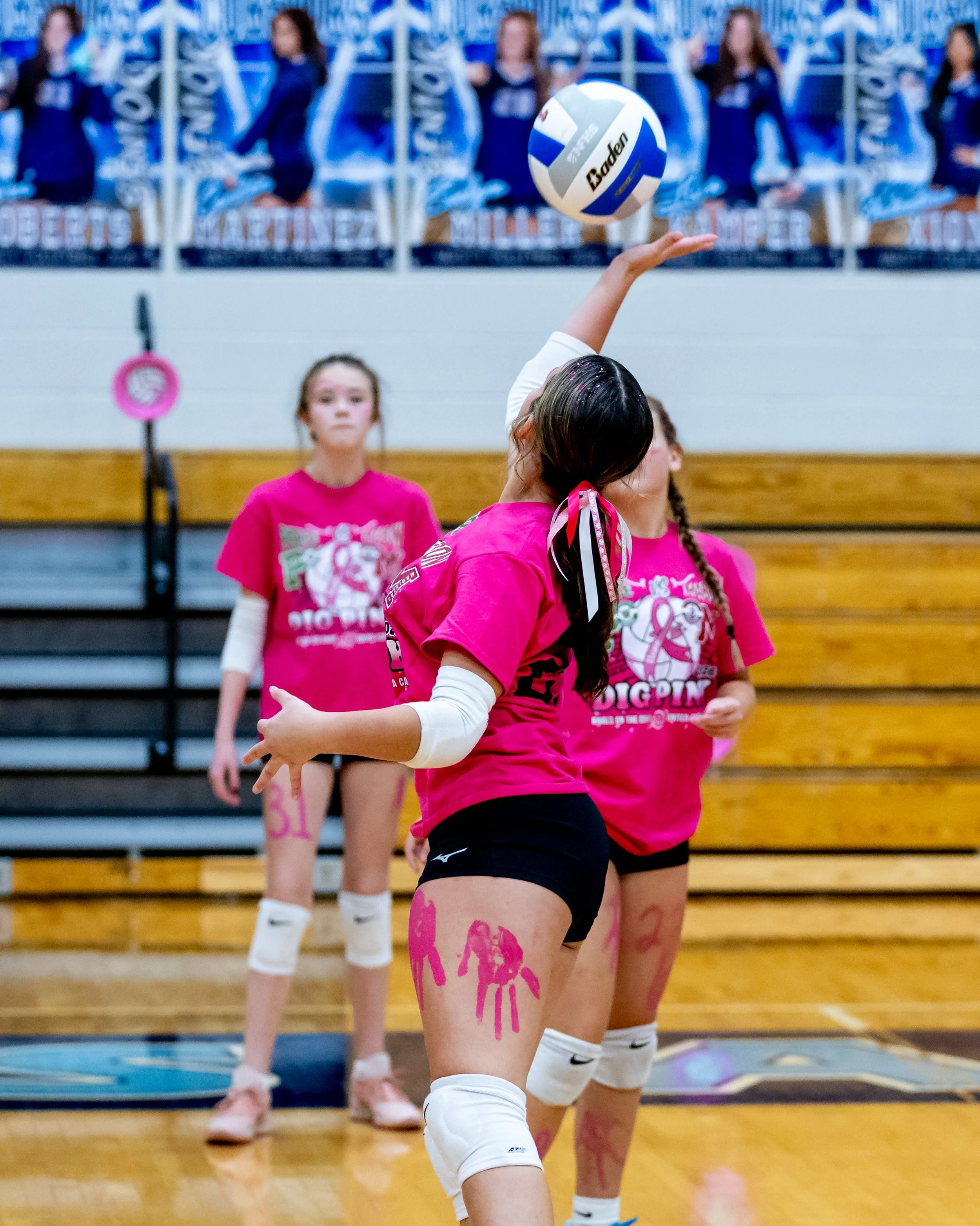 Pierce player hits the ball