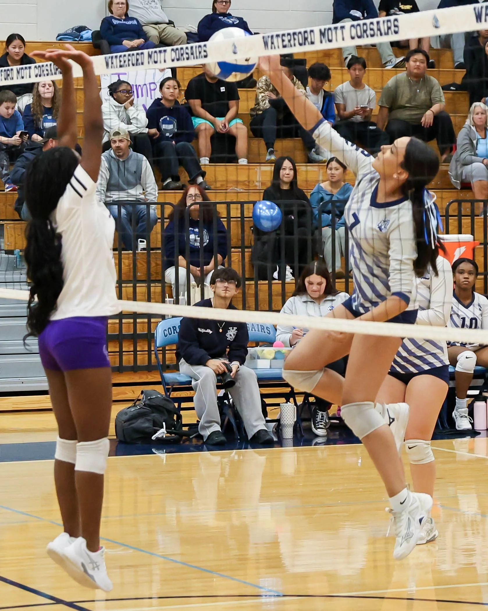 Mott #7 hits the ball
