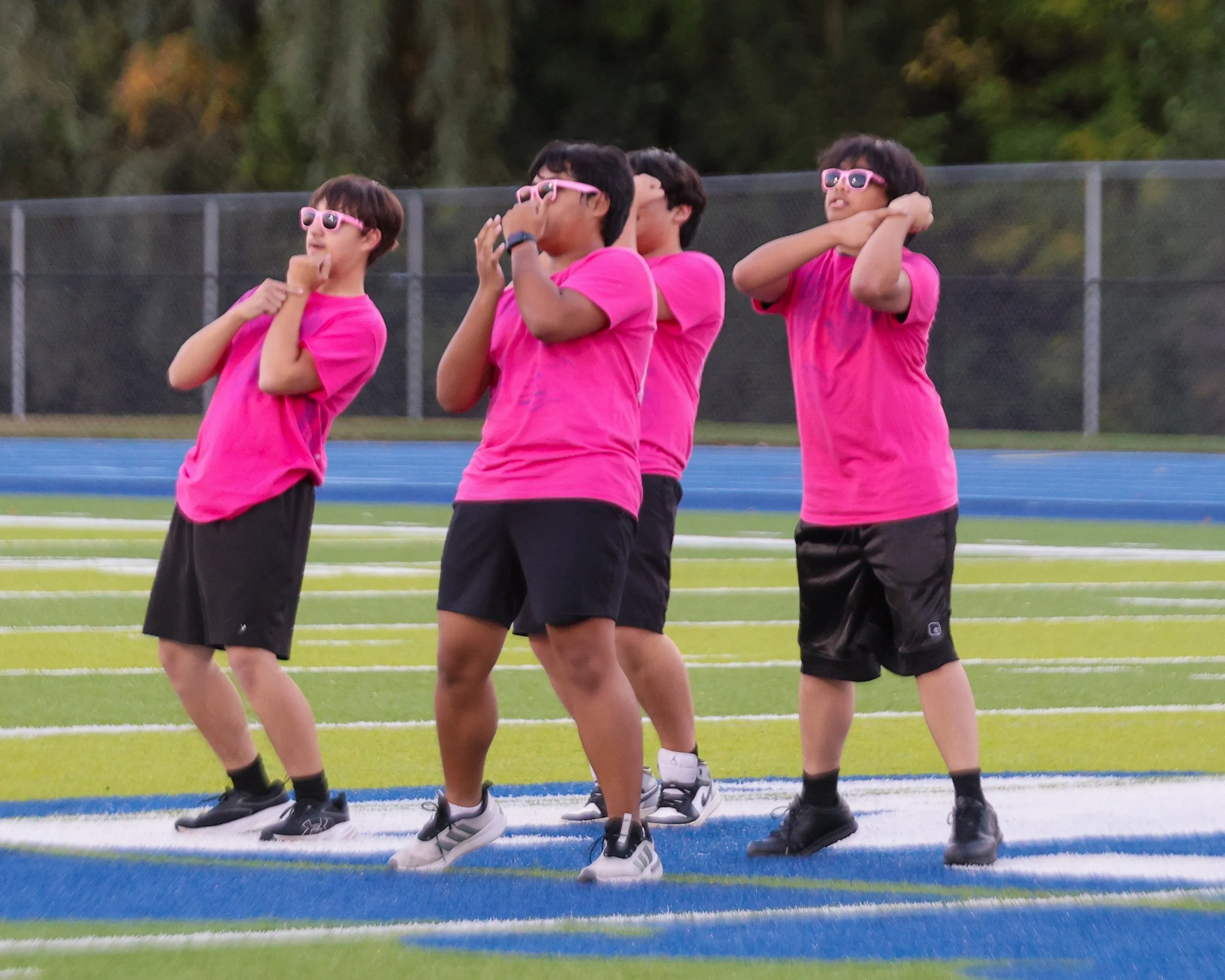 WM Cheerleaders at halftime