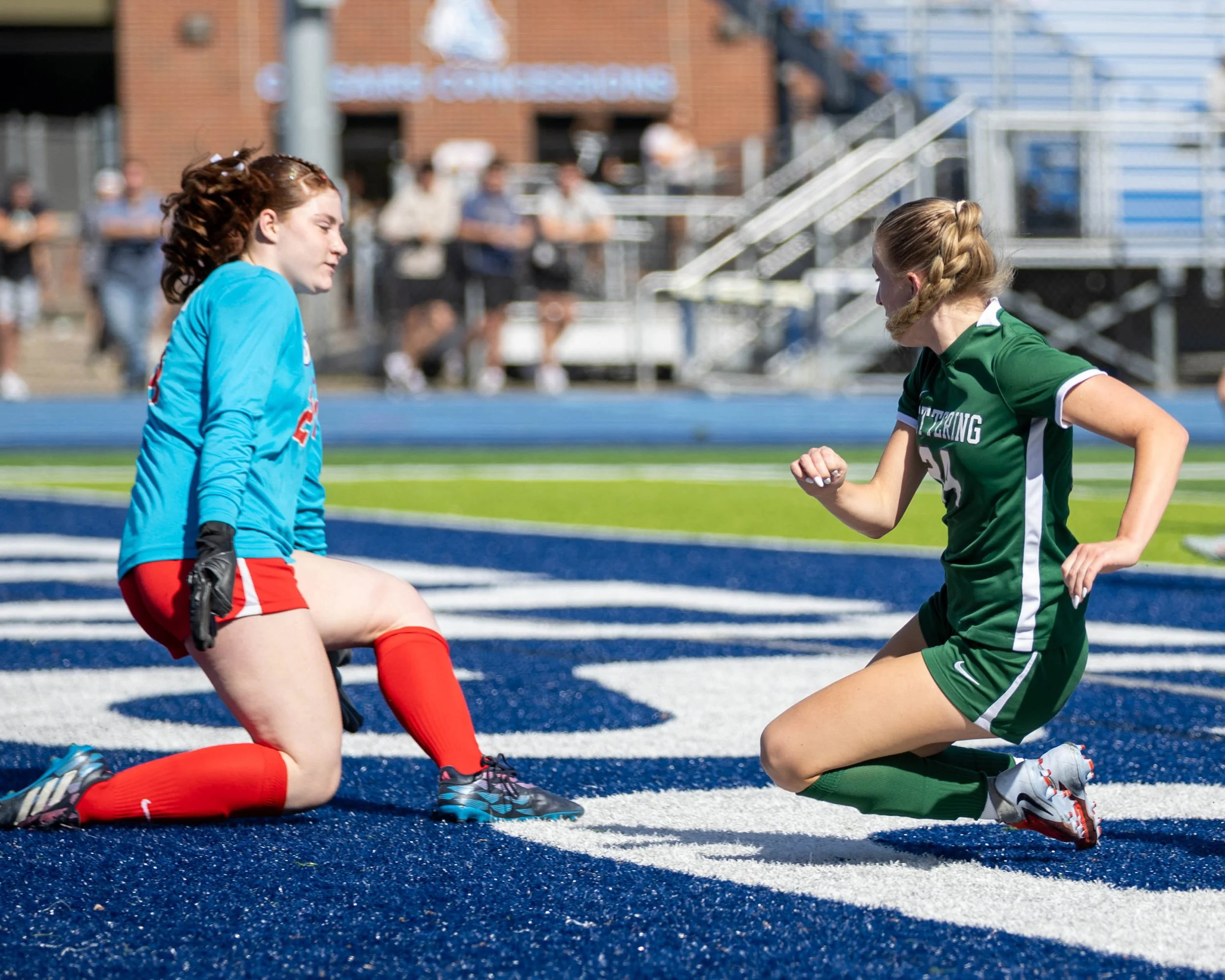 #24 scores on the goalie