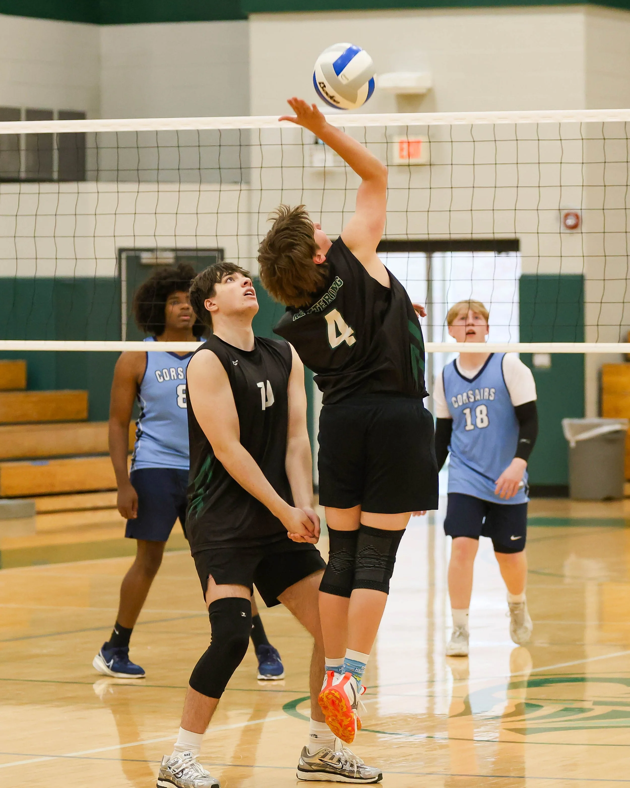 Kettering #4 hits the ball