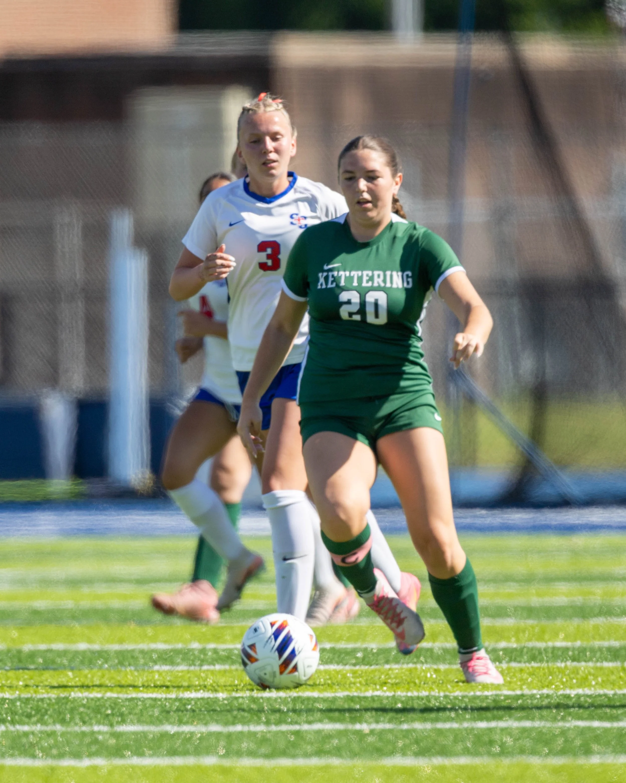 #20 with the ball