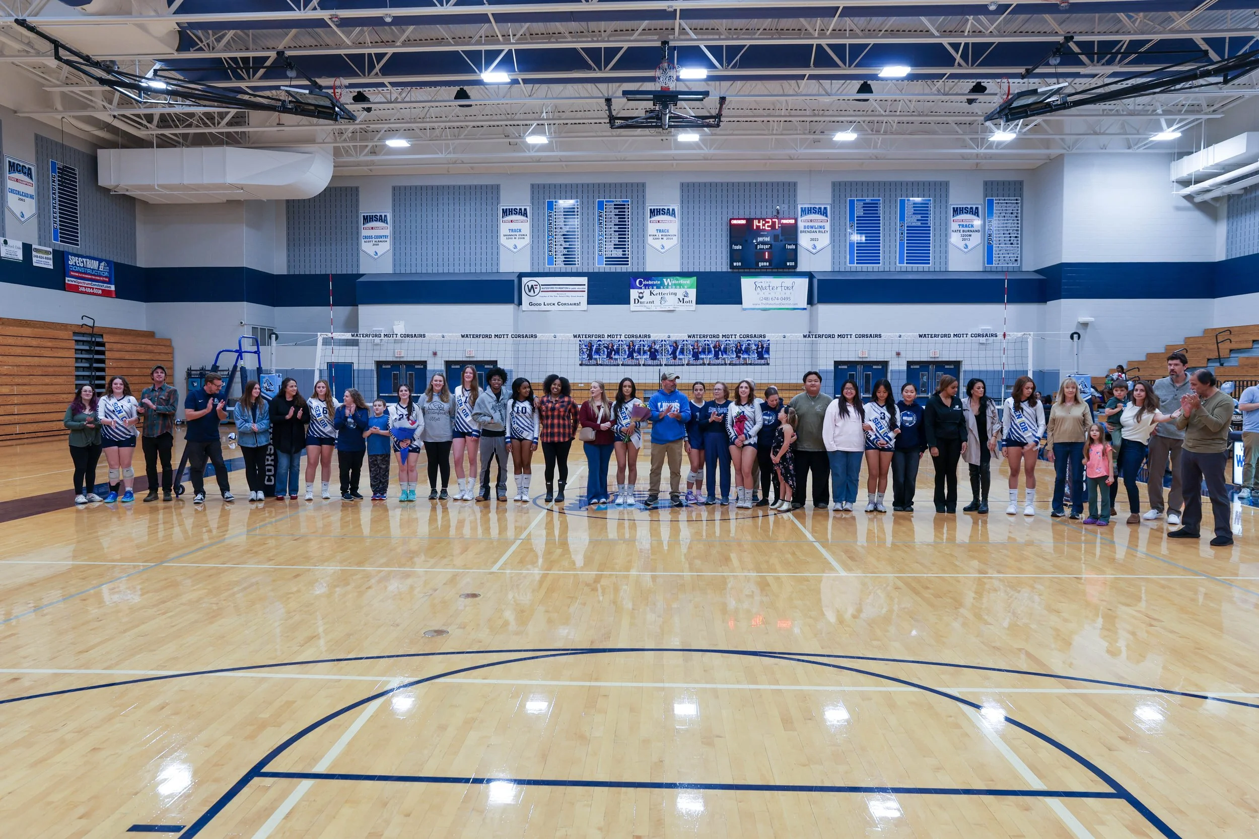 Senior Night group photo