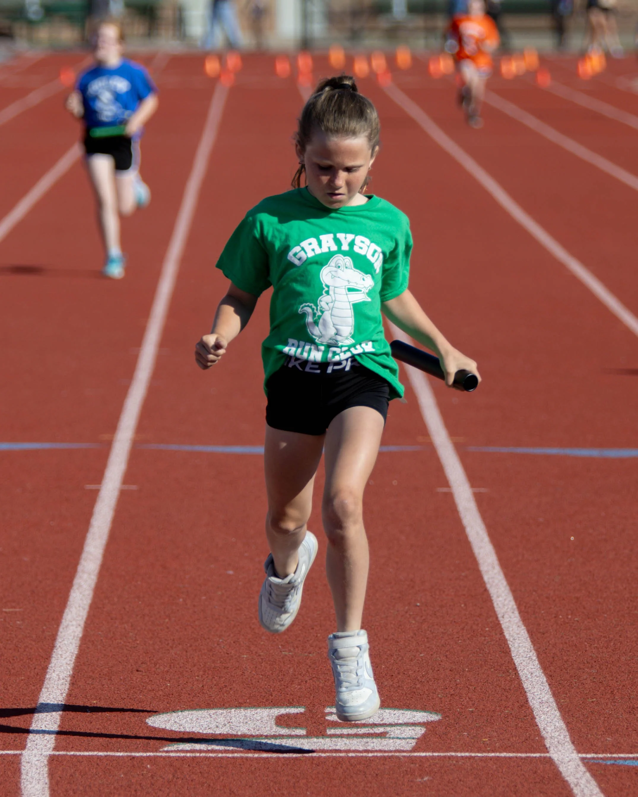 Grayson runner finishes the race