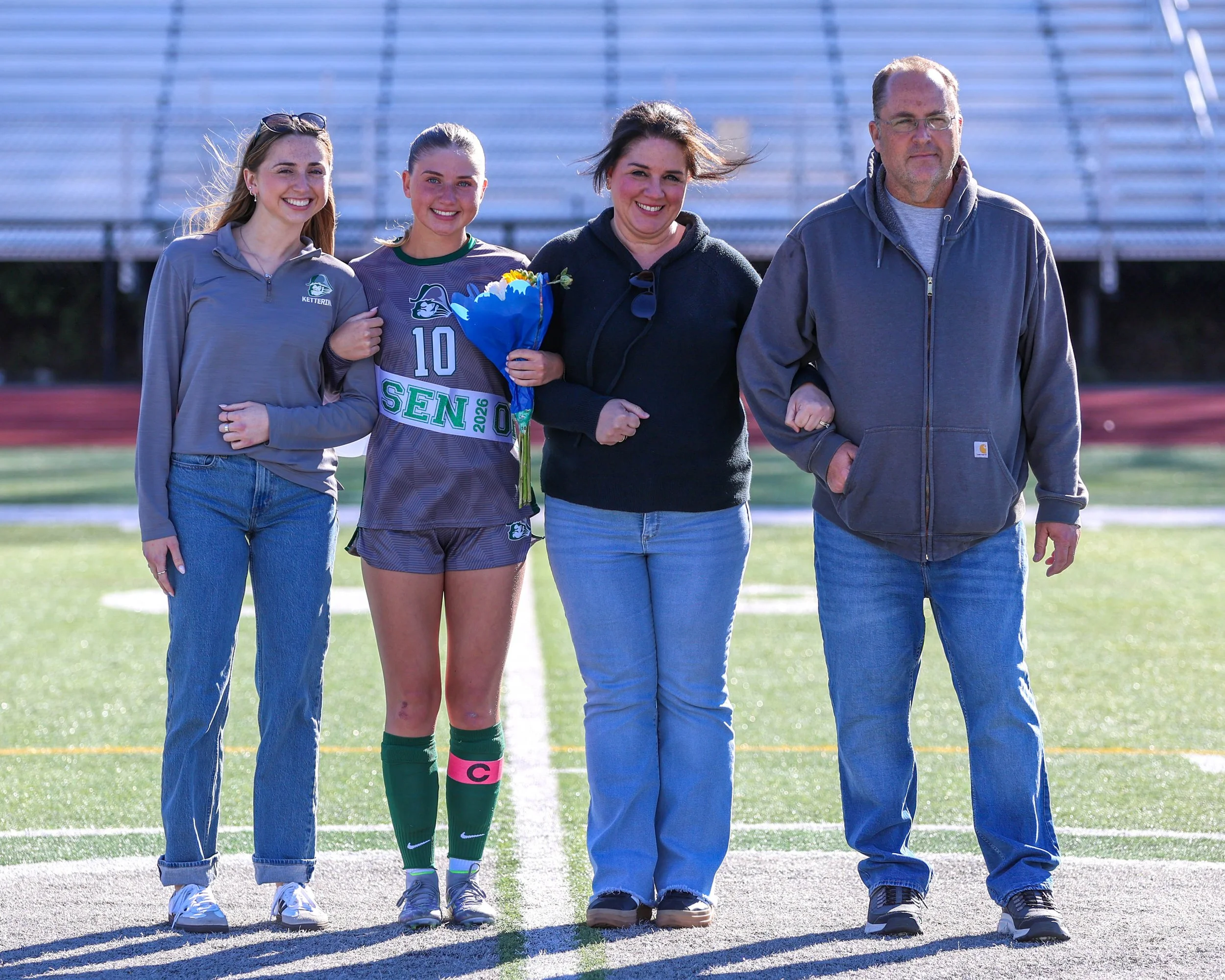 Senior #10 and family