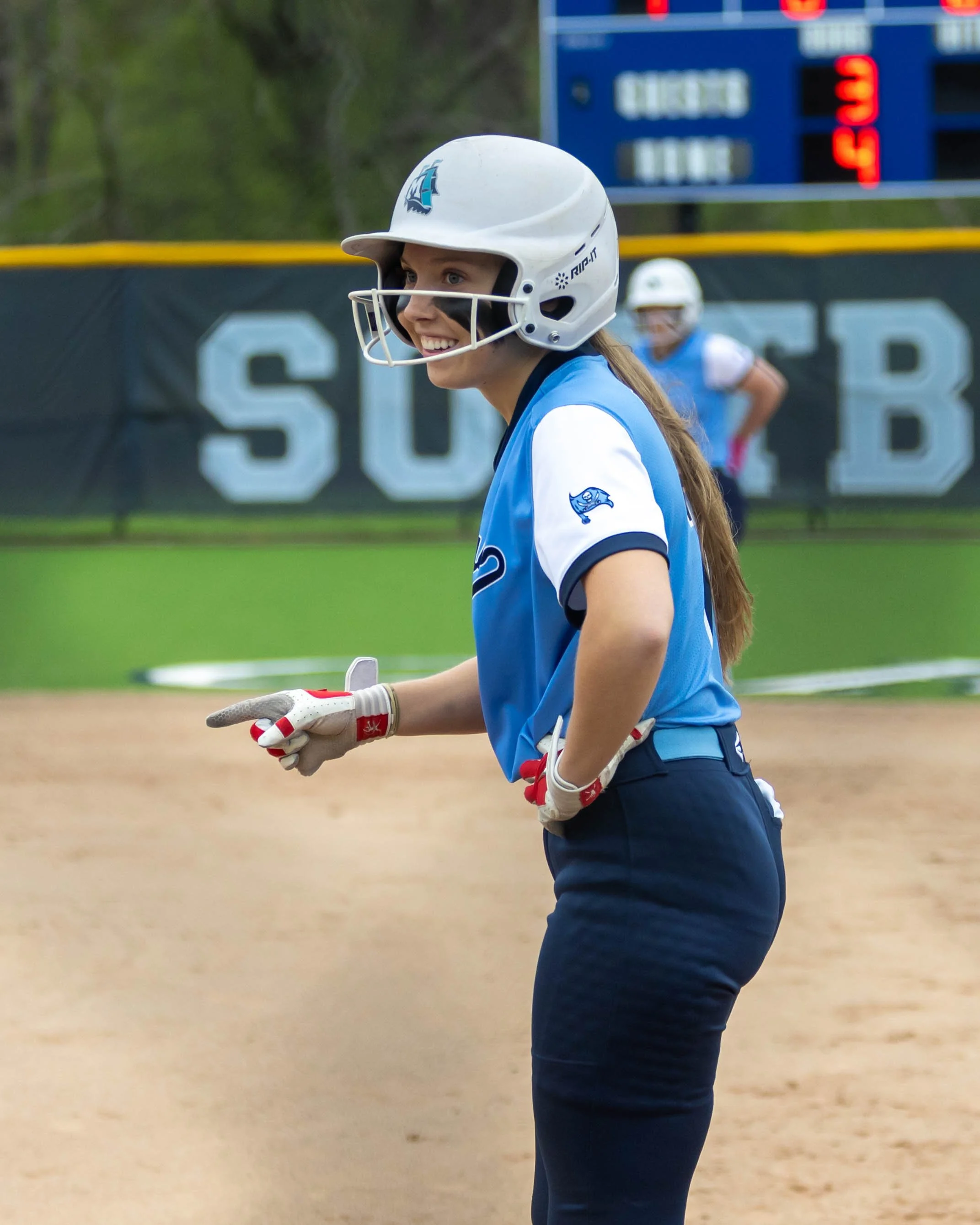 Mott runner on first base