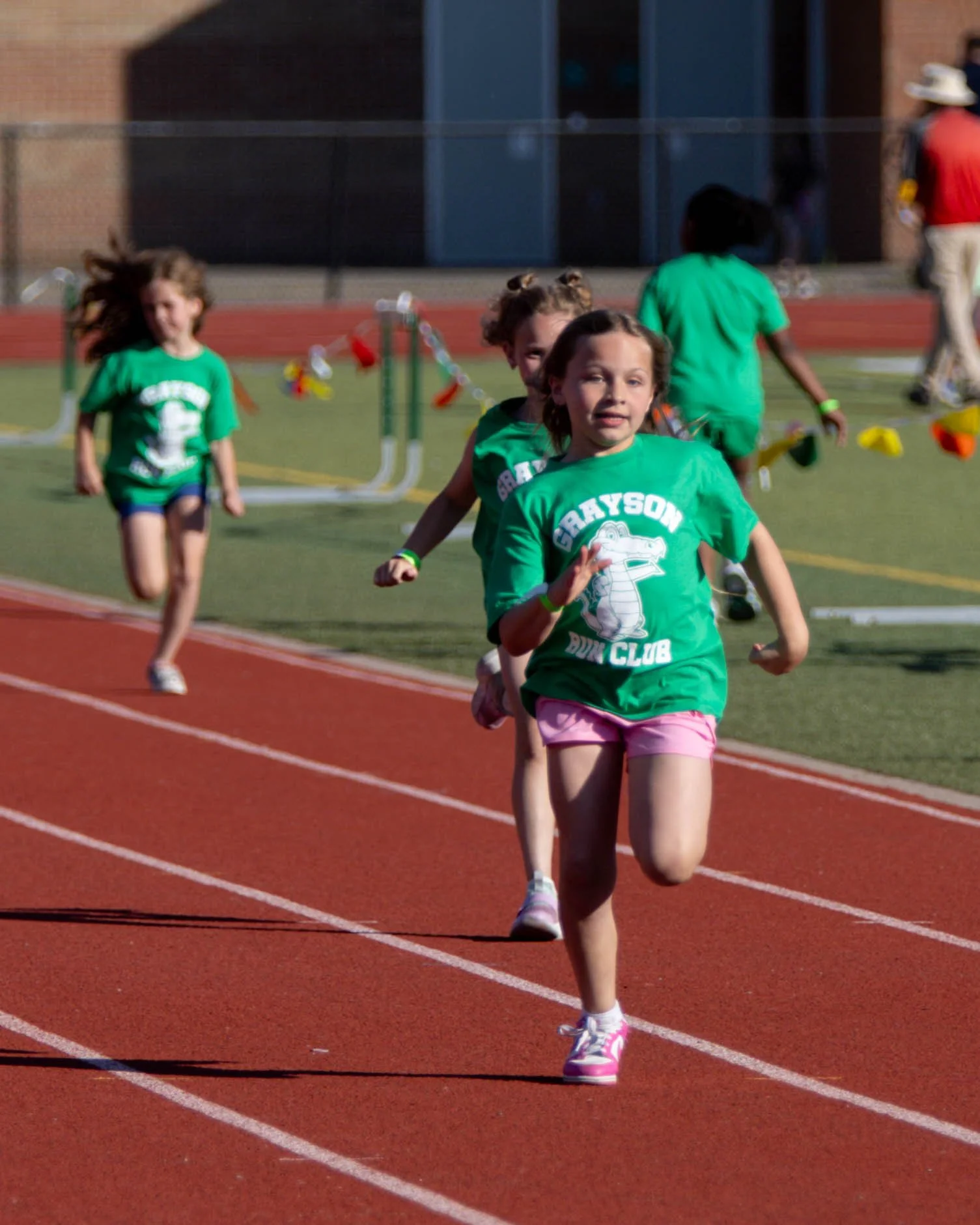 Grayson girls finish the race