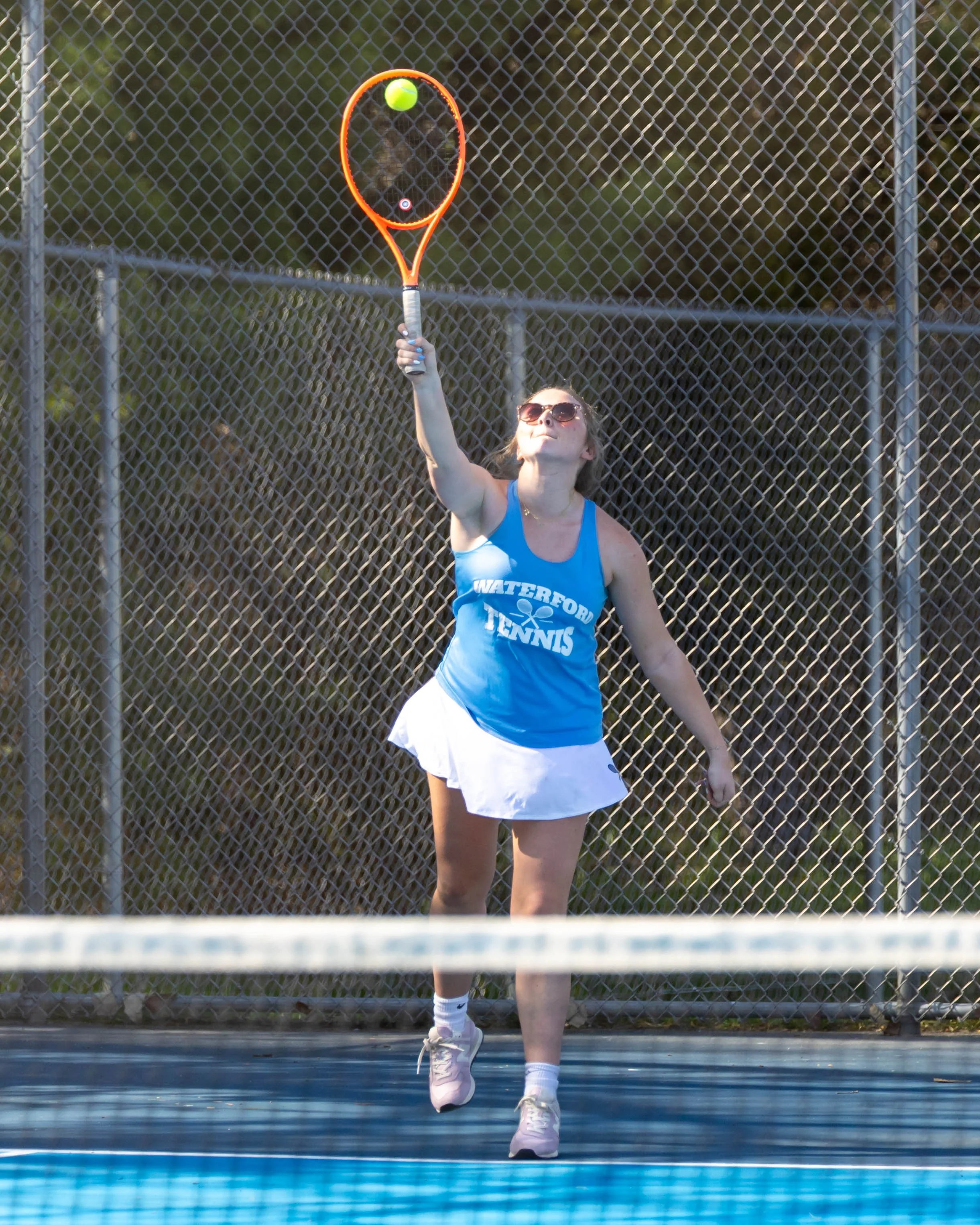 Waterford United player returns the ball