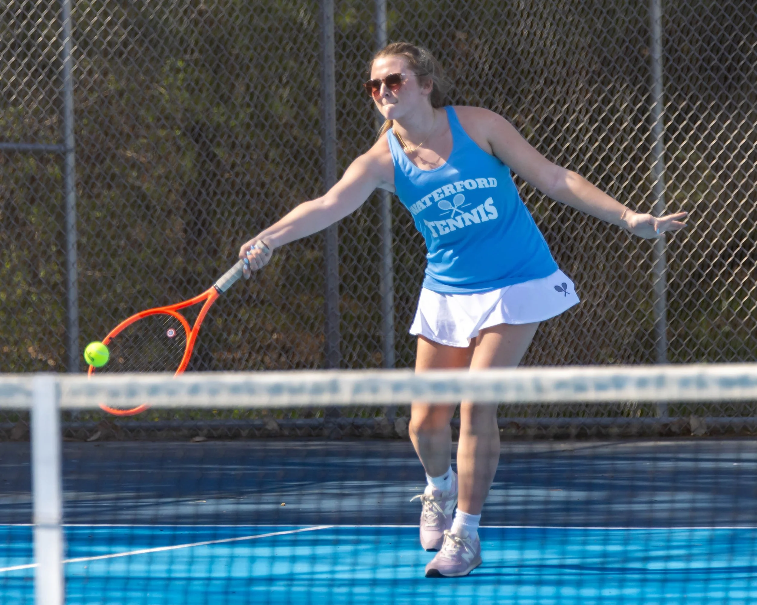 Waterford United player returns the ball