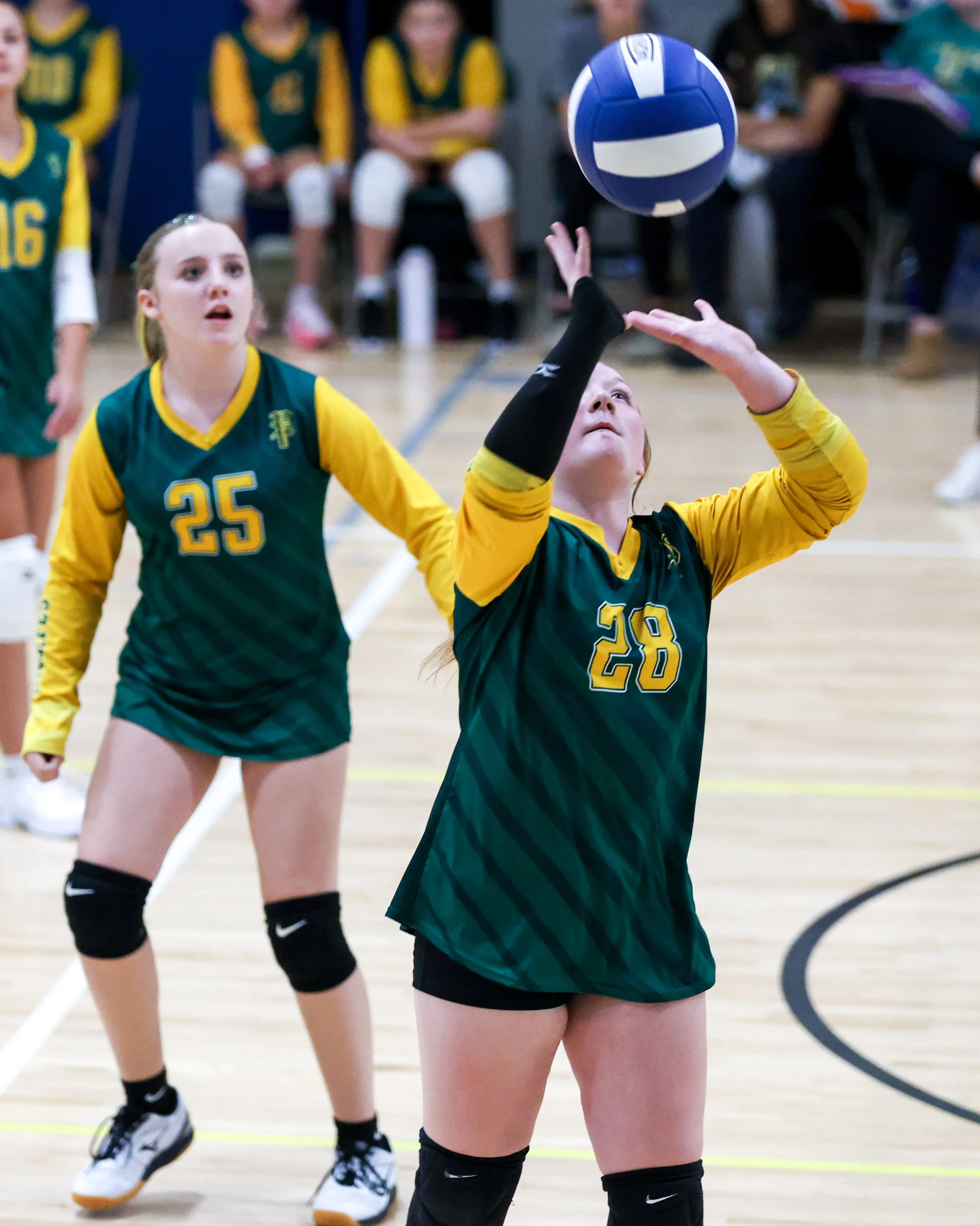 Pierce girl returns the ball