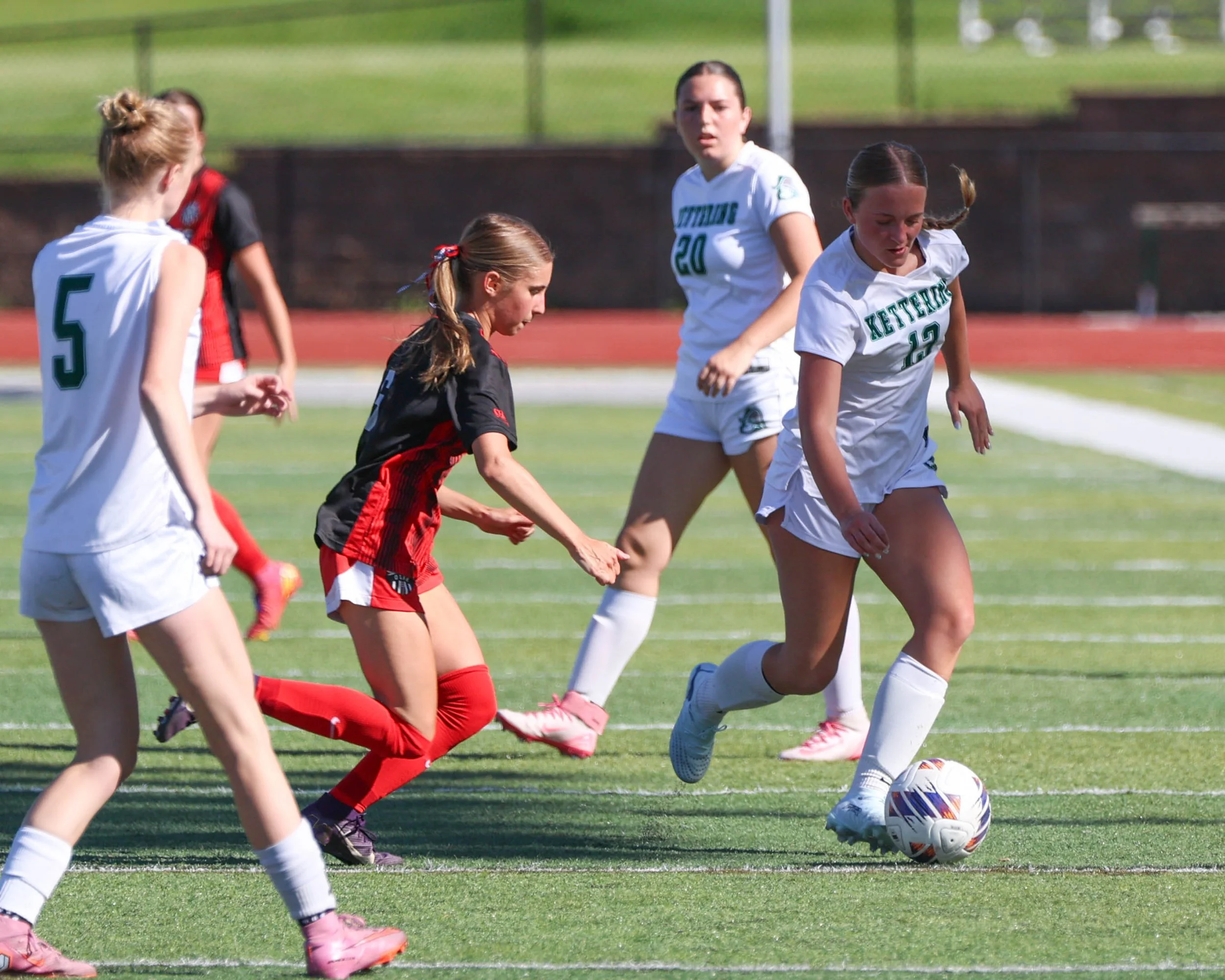 #13 with the ball