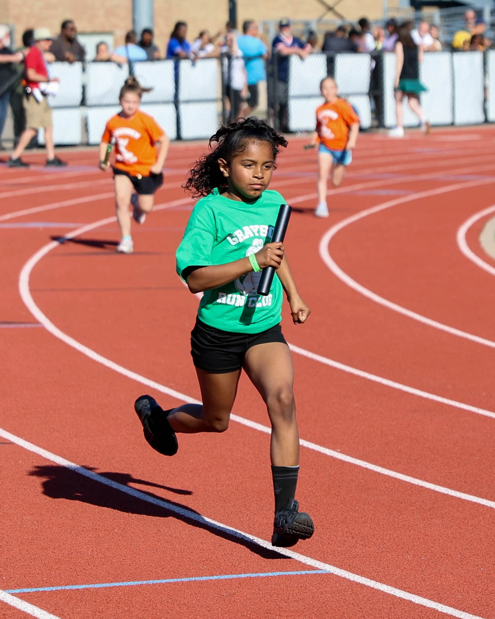 Grayson runner starts the race