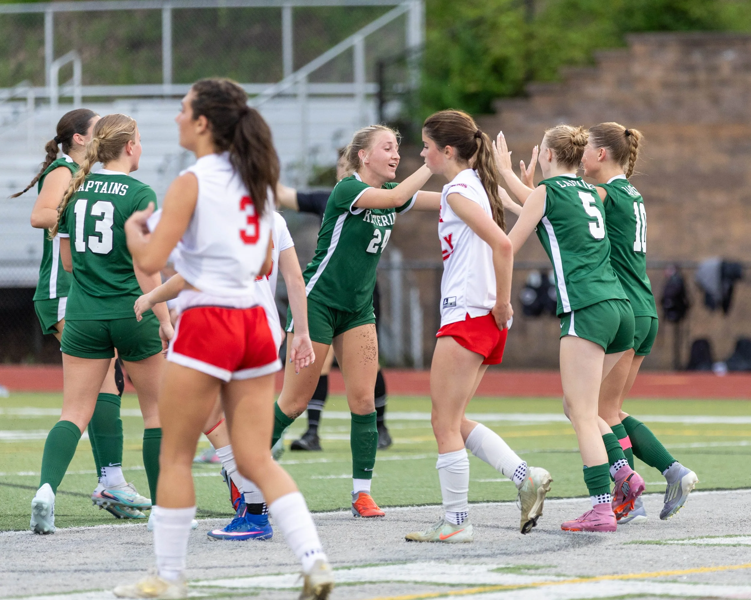 Another goal celebration for the Captains