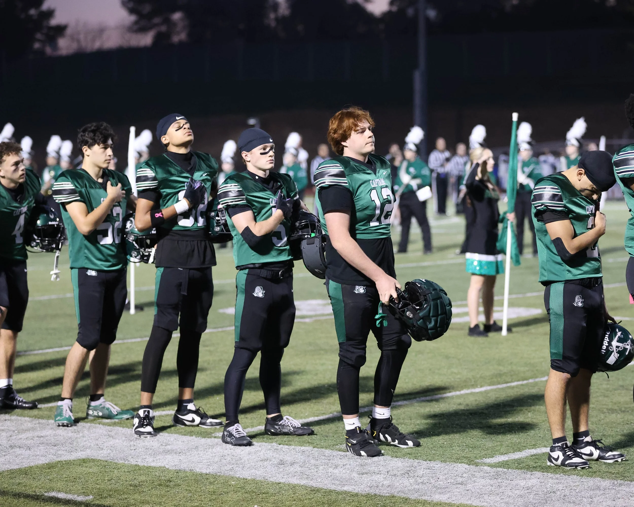 WK Football during the National Anthem
