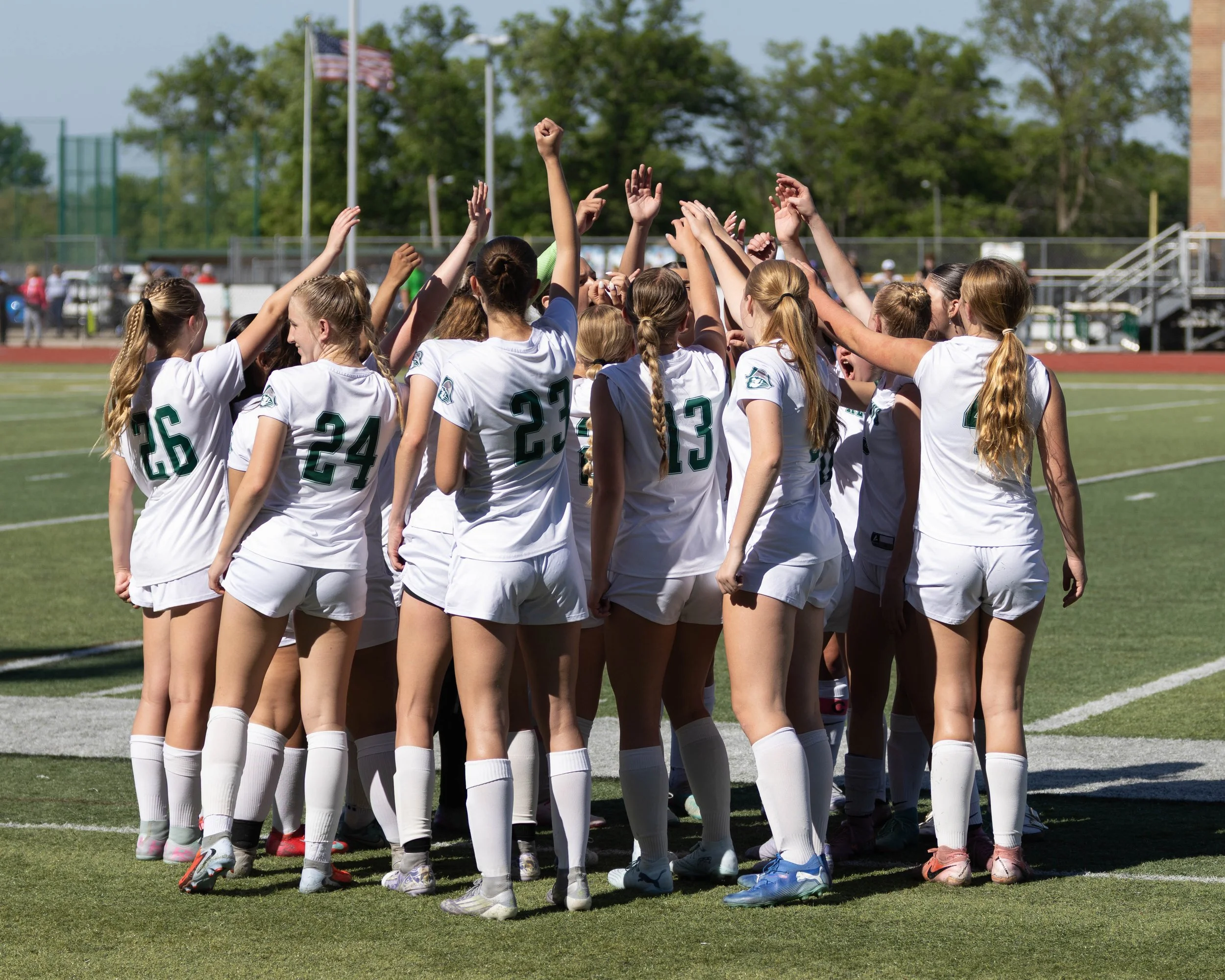 Team huddle