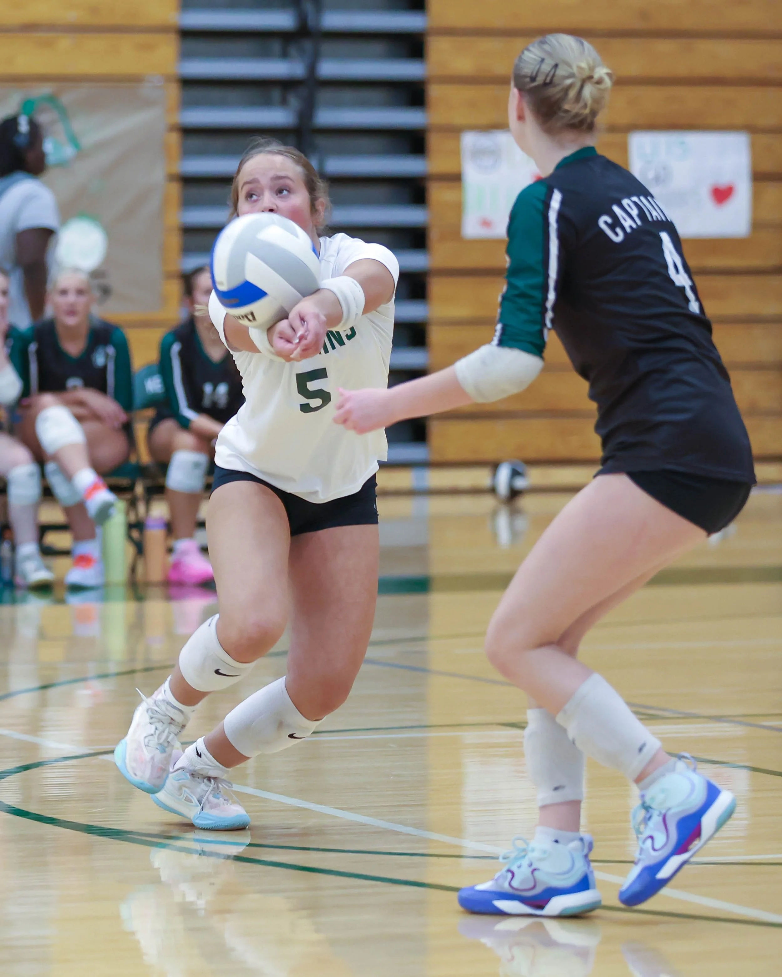 Kettering #5 hits the ball