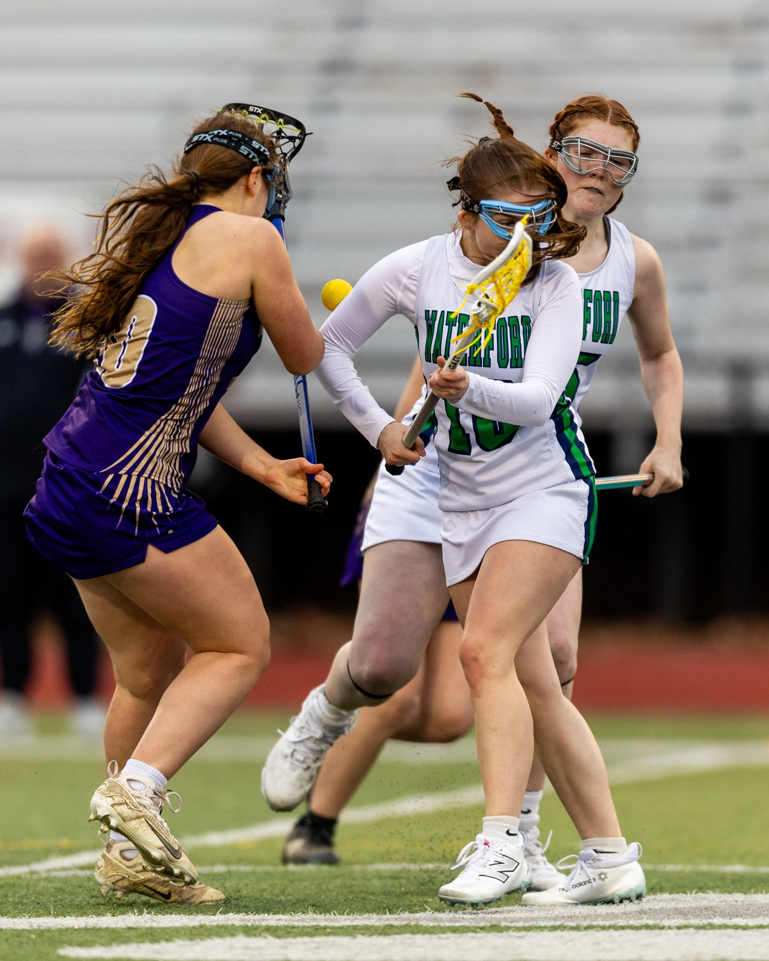 #10 with the ball in the air