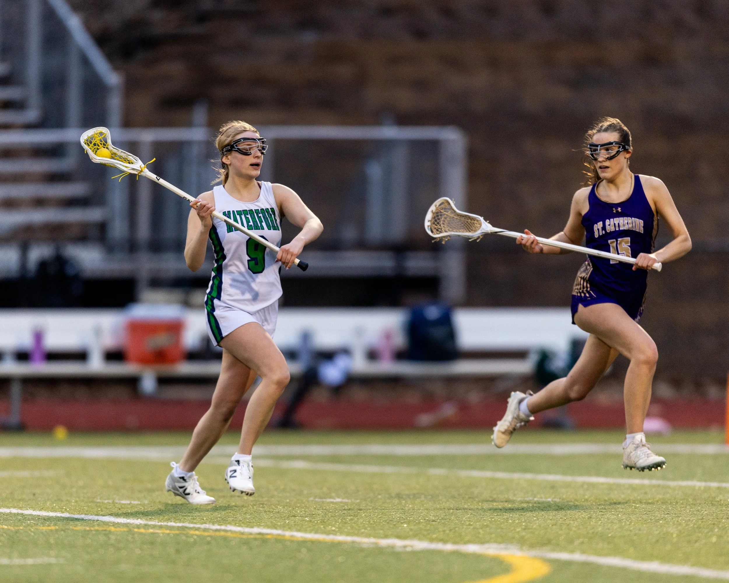 #9 running with the ball