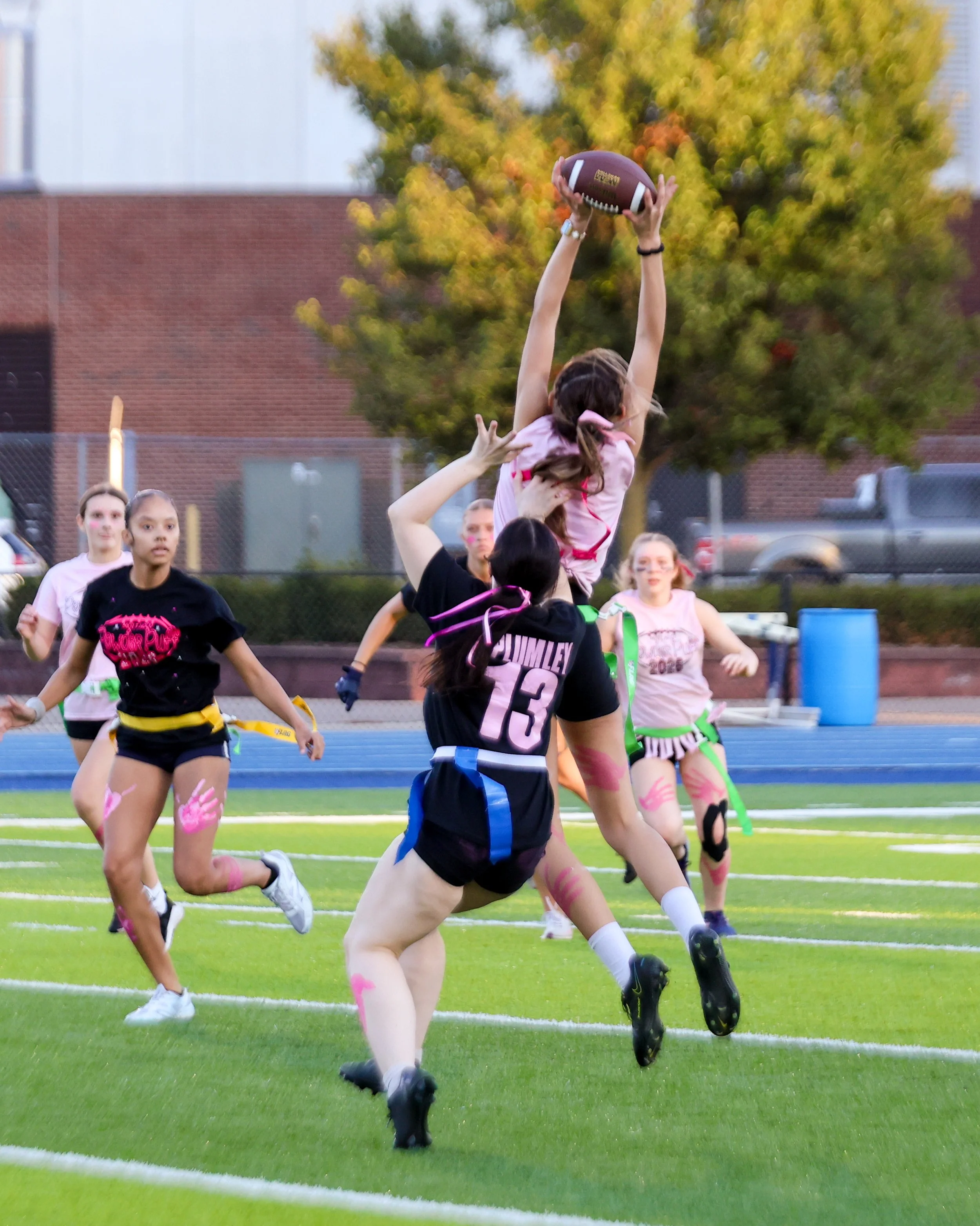 WM Junior tries to catch the ball