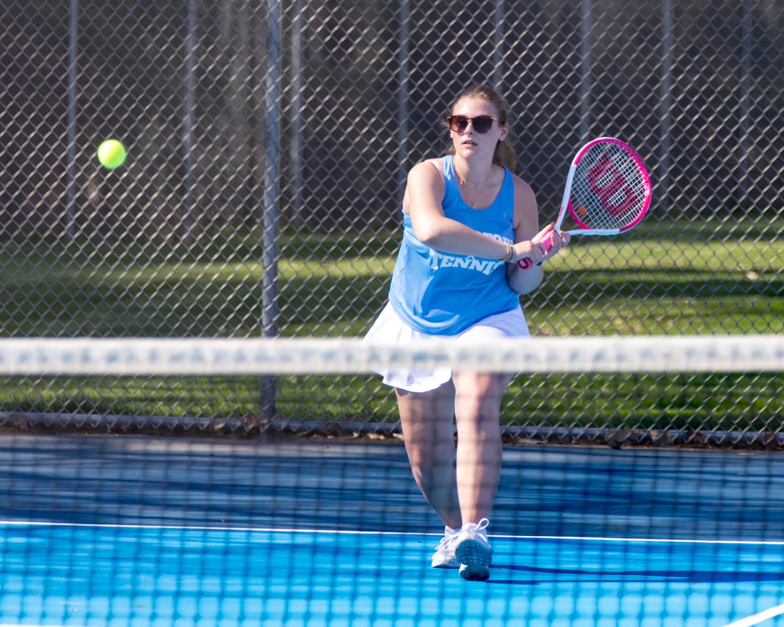 Waterford United player returns the ball