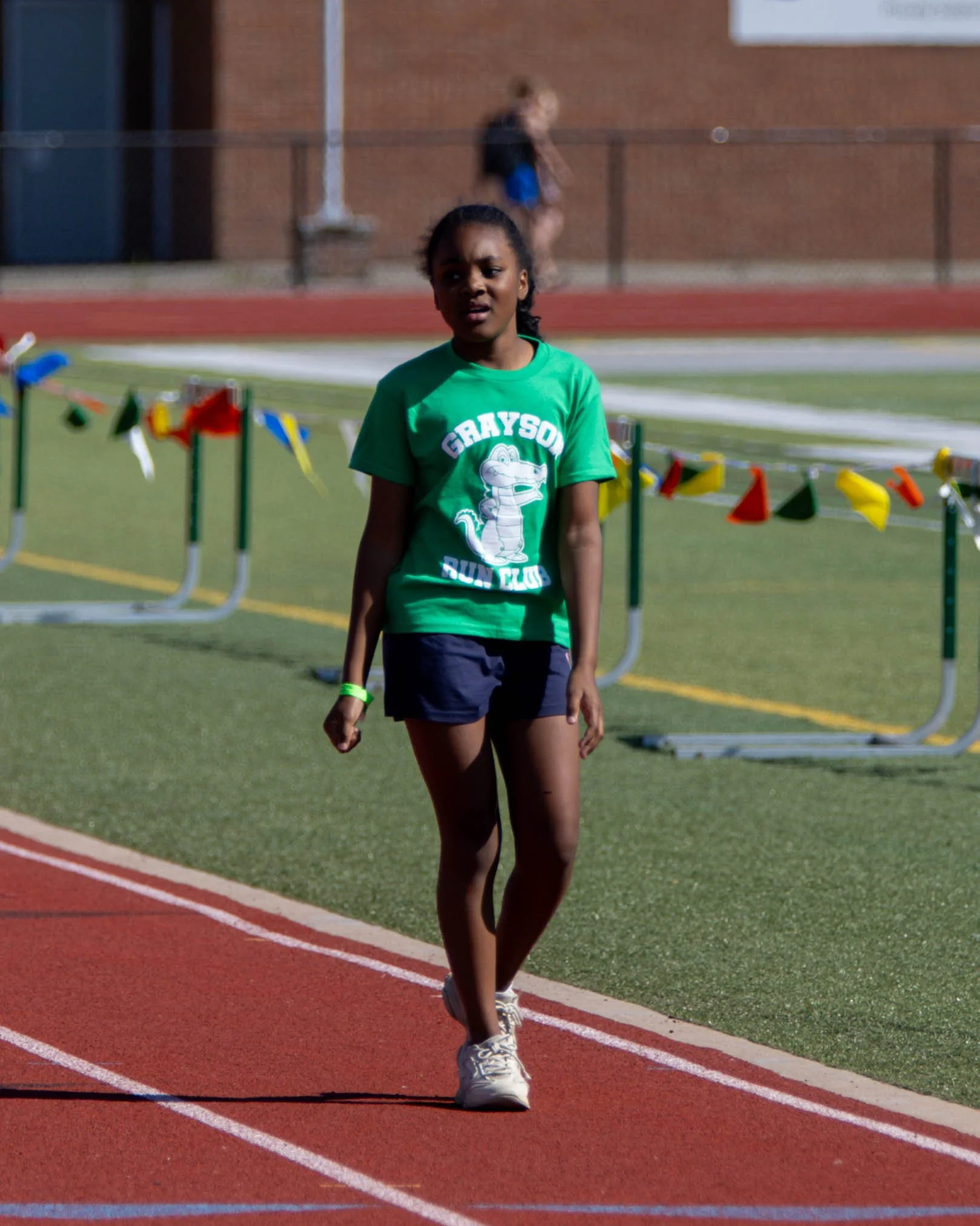 Grayson runner finishes the race