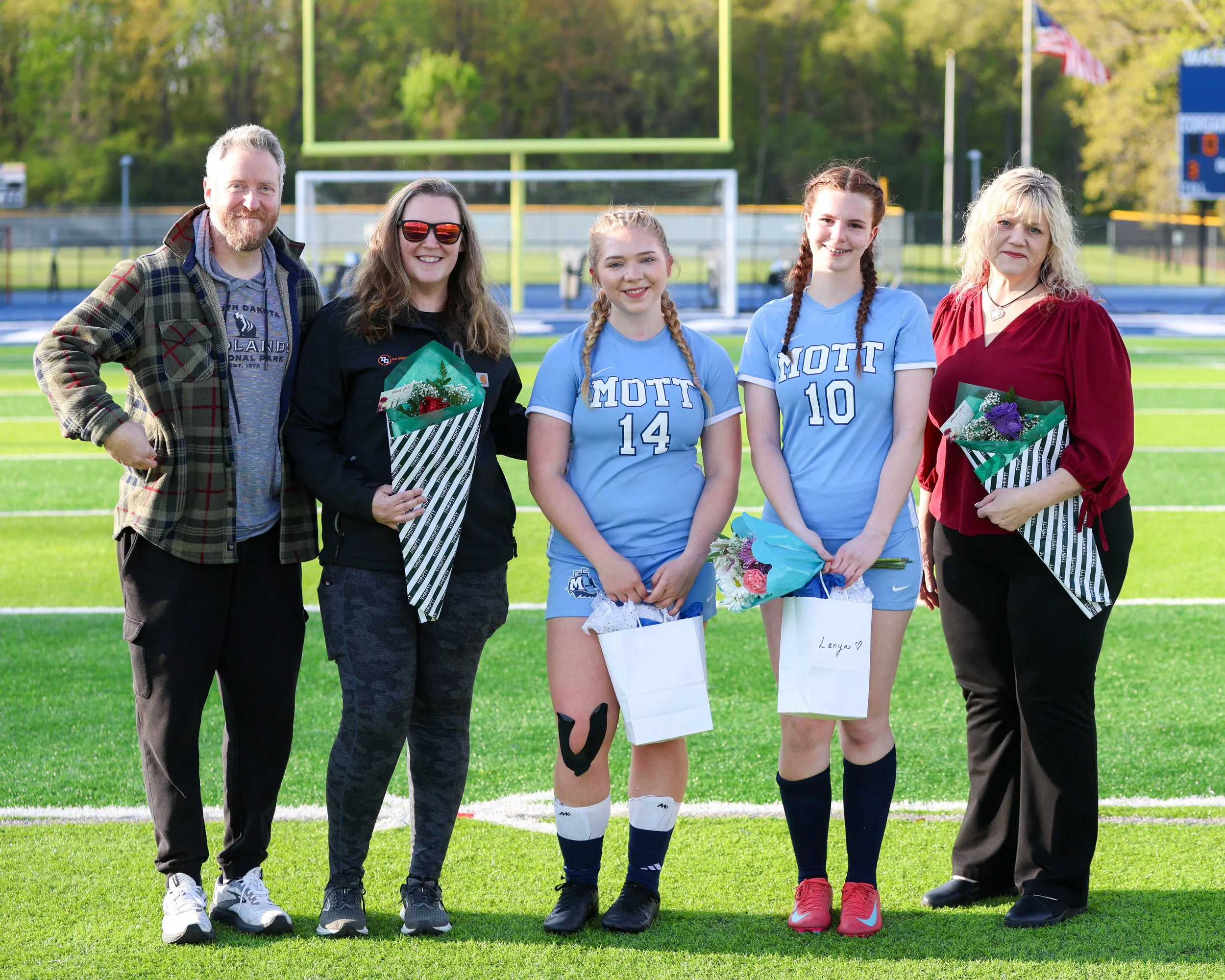 Seniors with host parents