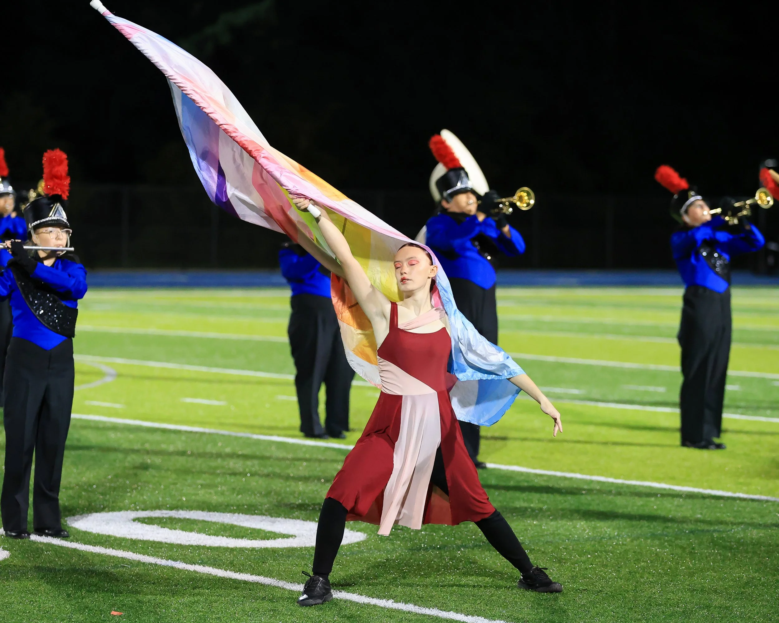 WM Color Guard member