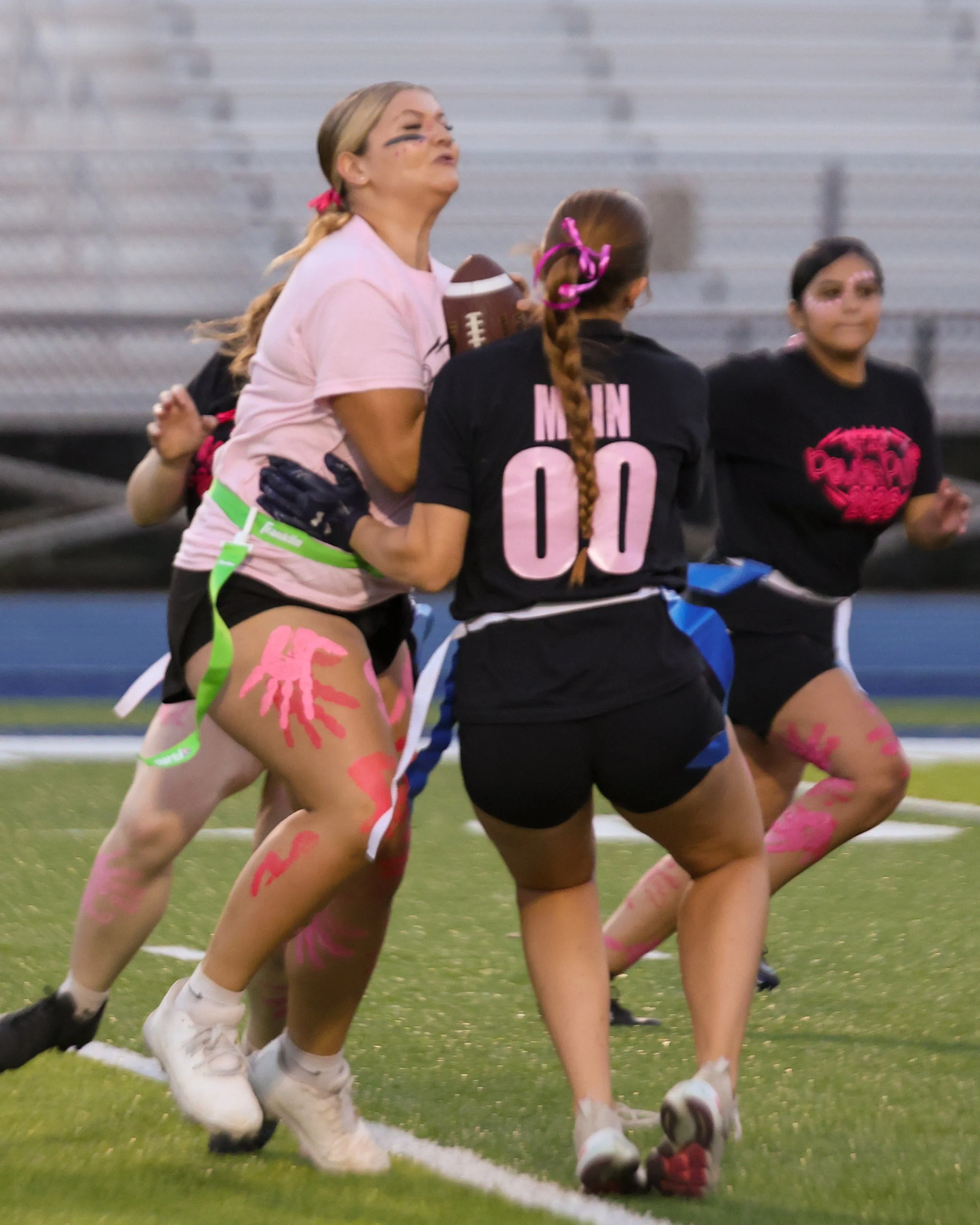 WM Junior runs into a Senior