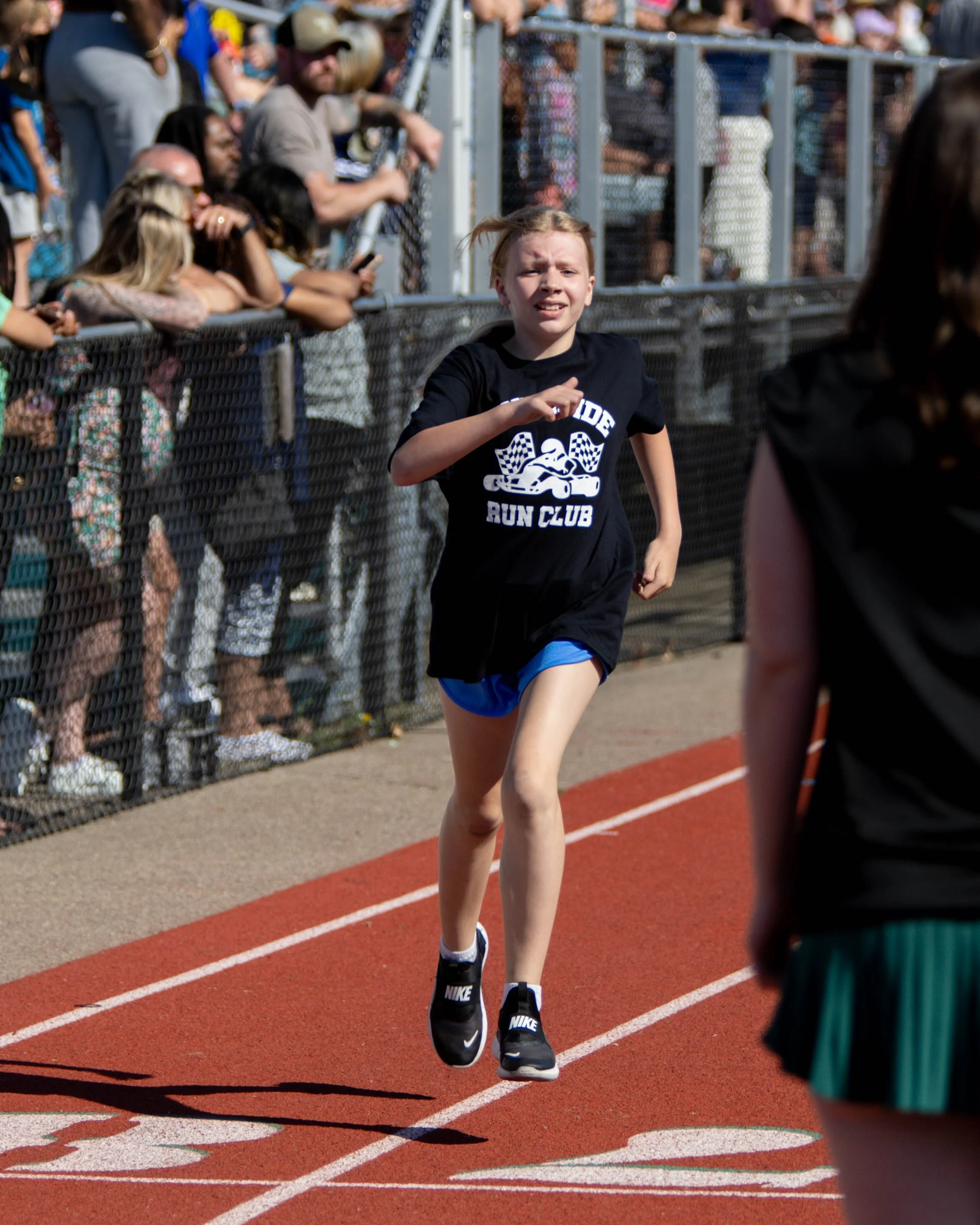 Riverside runner finishes the race
