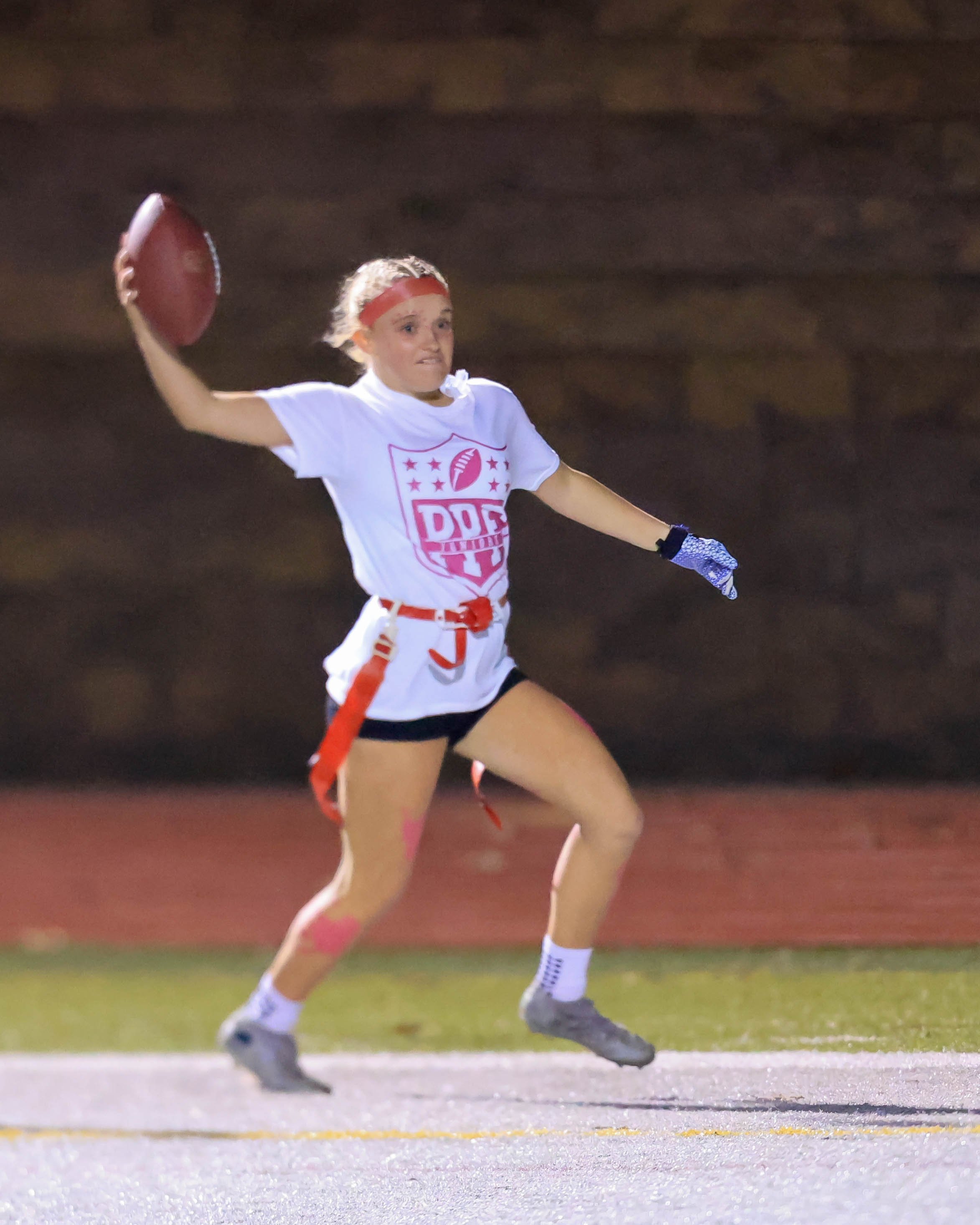 Junior running scores a touchdown