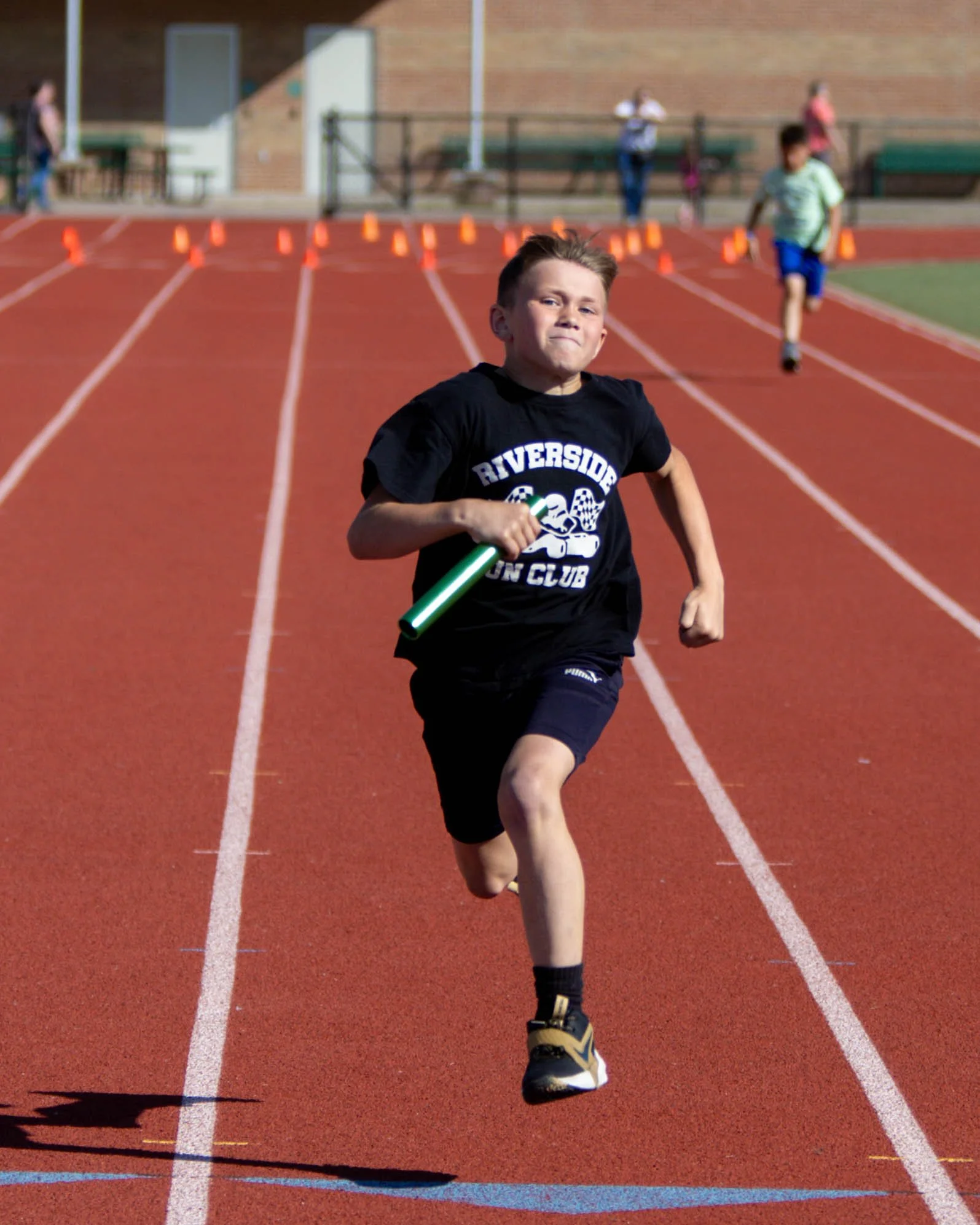 Riverside runner finishes the race