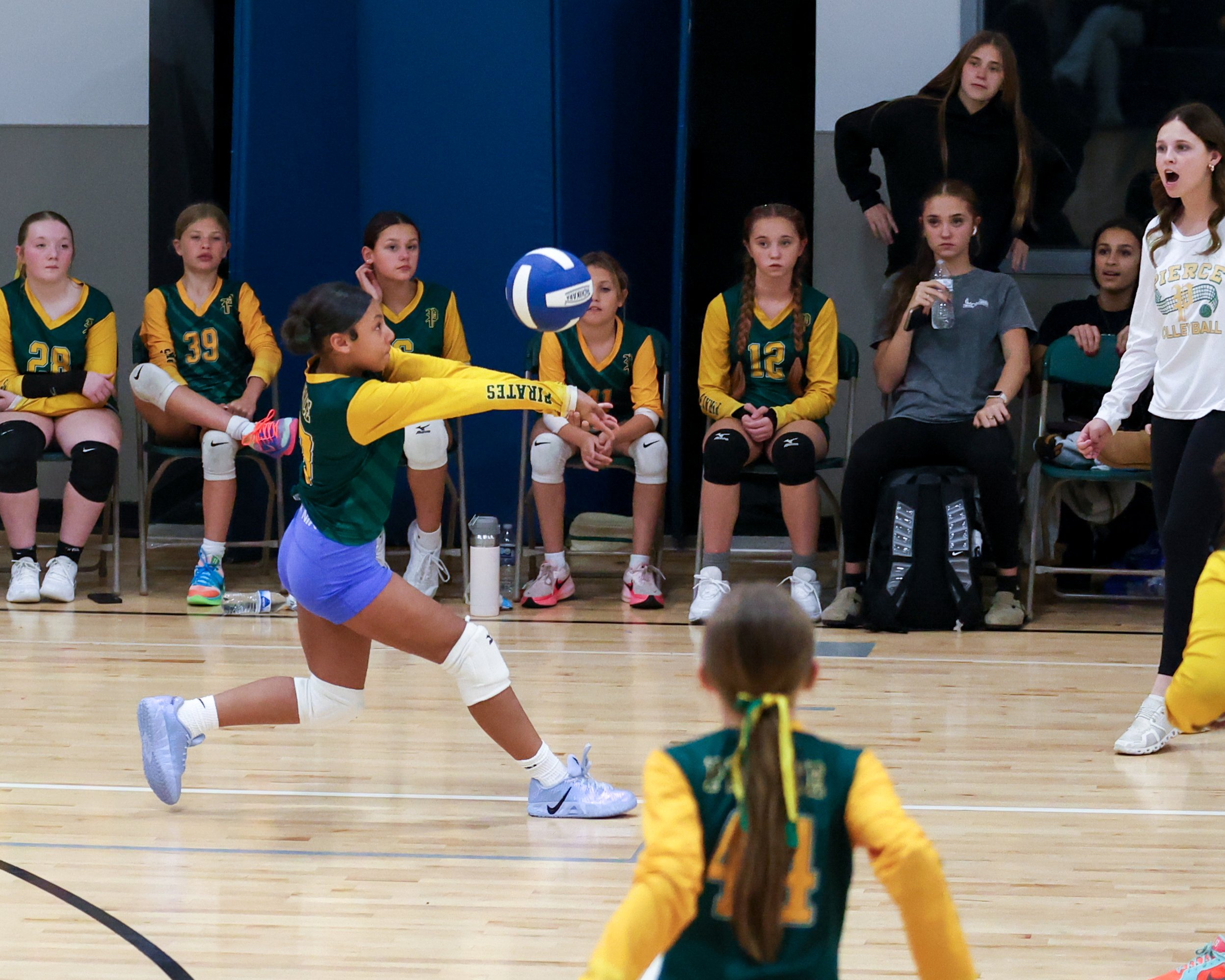 Pierce girl returns the ball