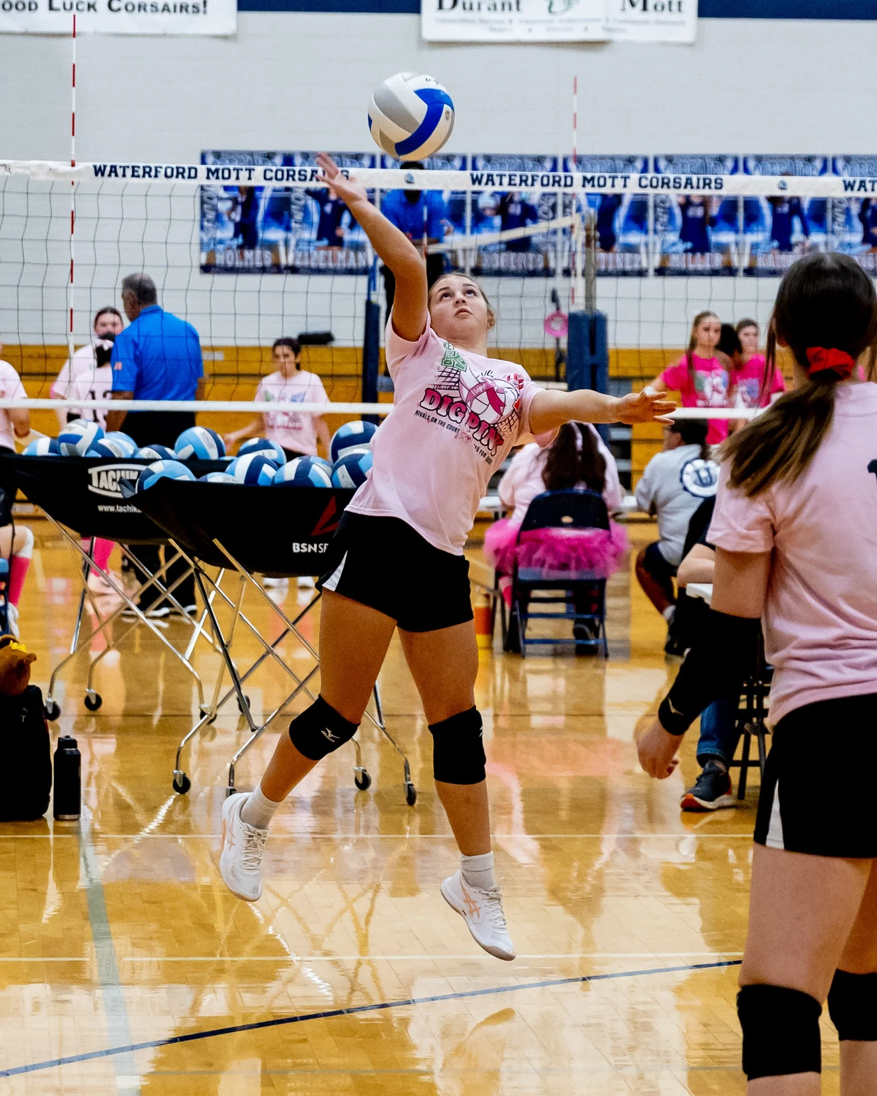 Firebird player hits the ball