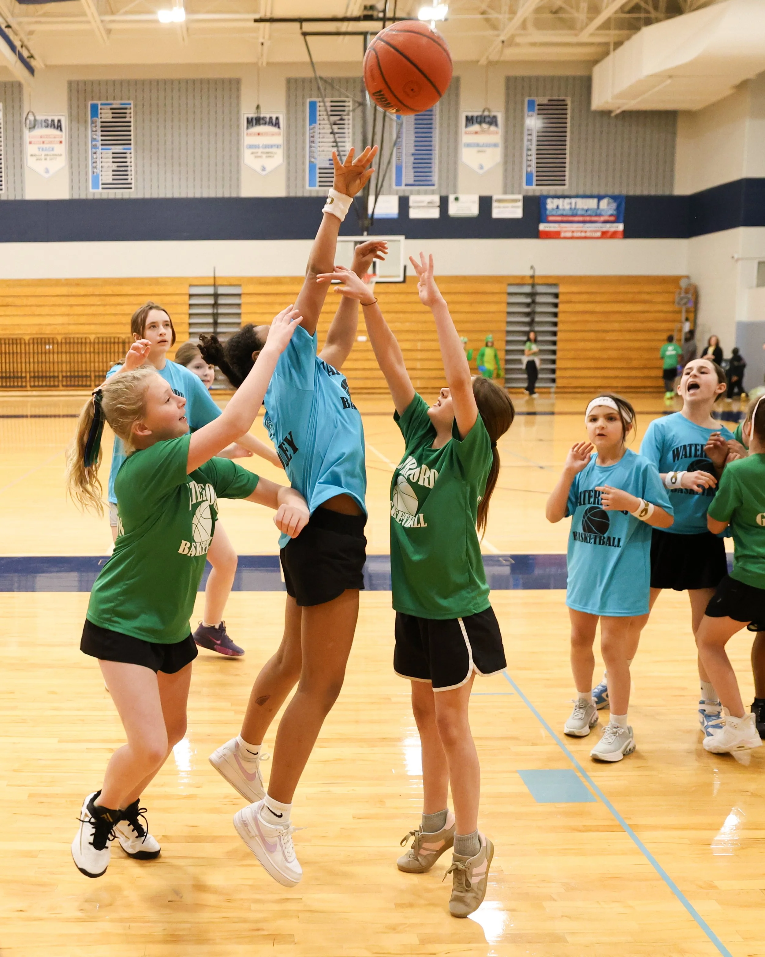Cooley girl shoots the ball