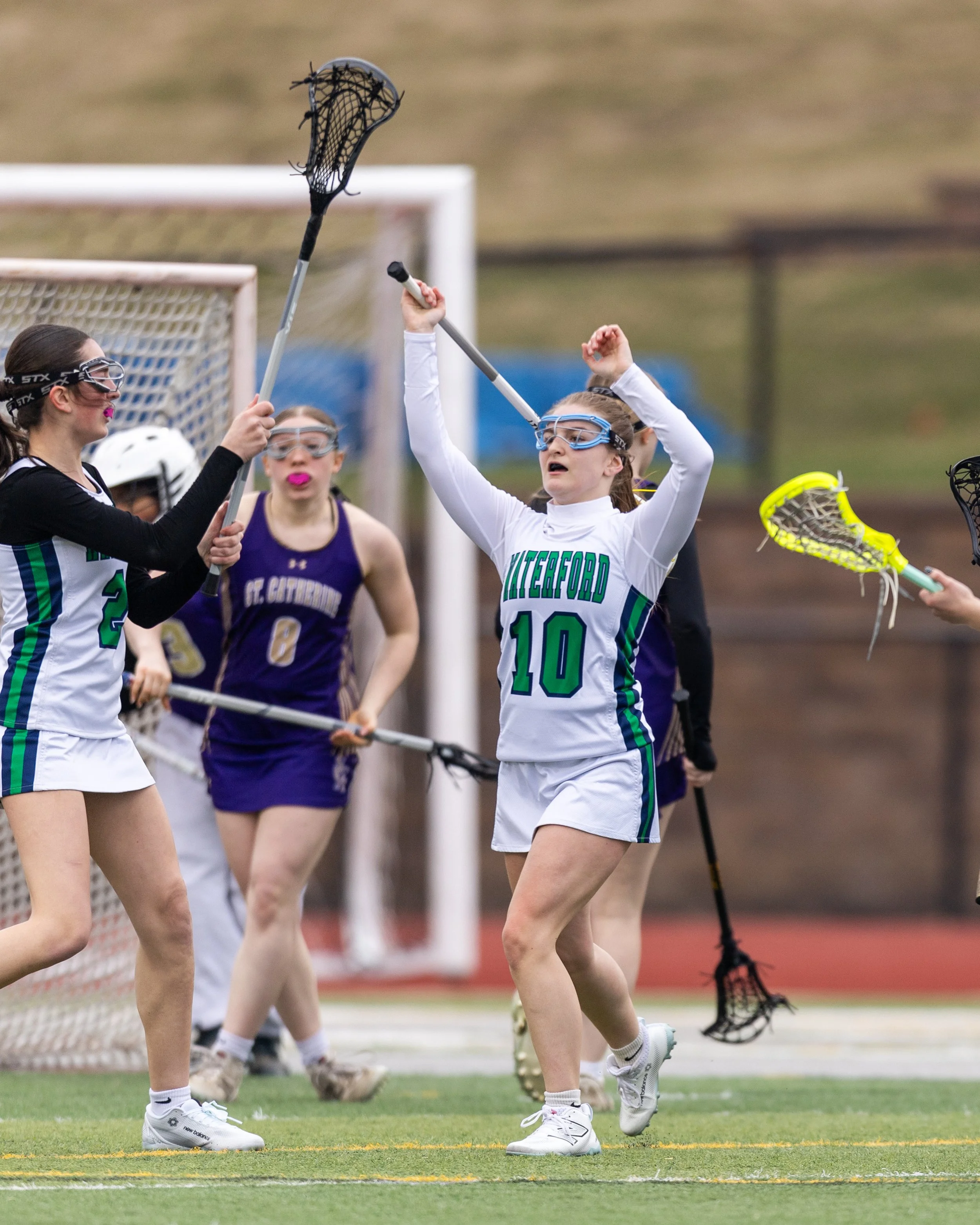 #10 celebrates a goal