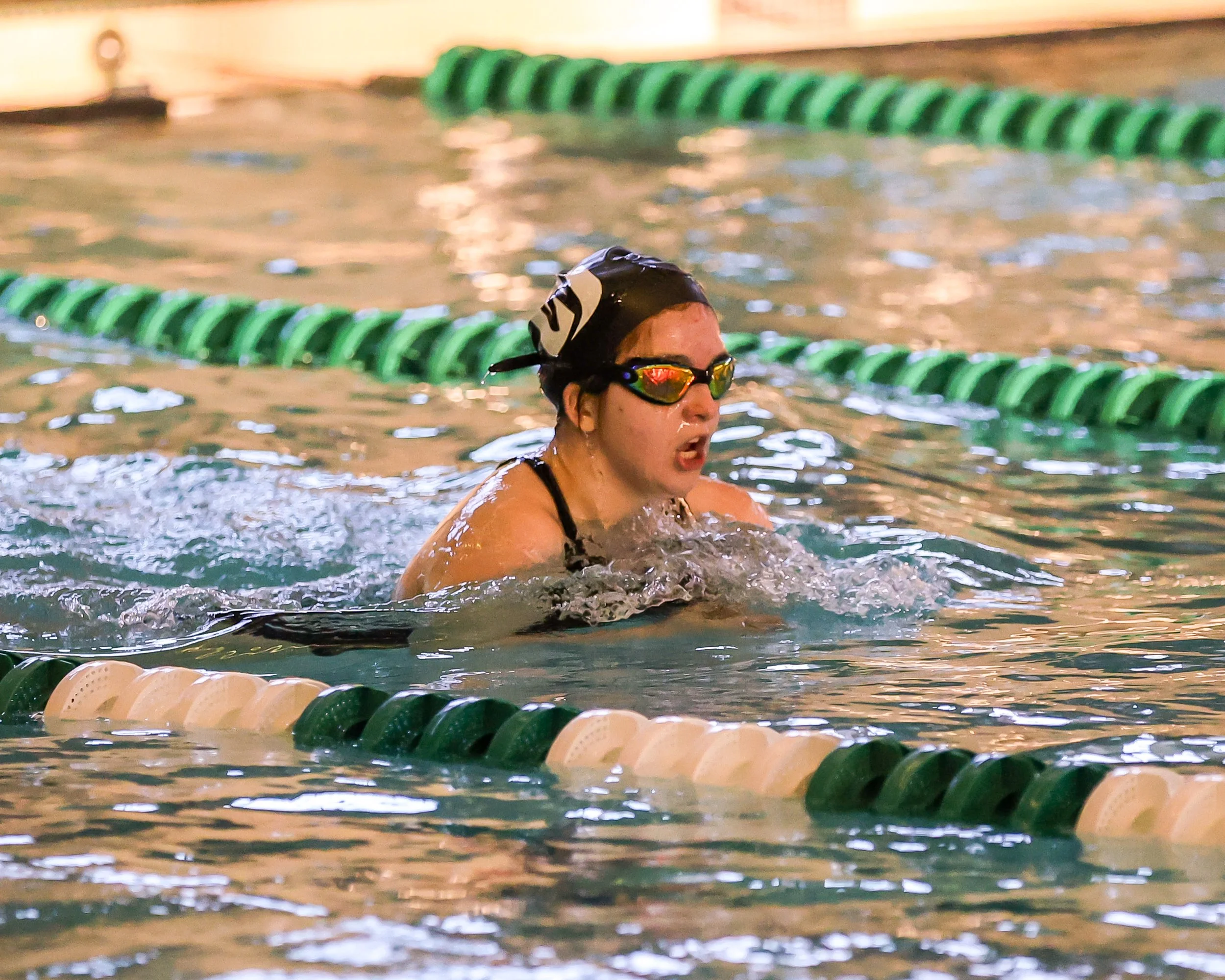 WU swimmer doing the breaststroke