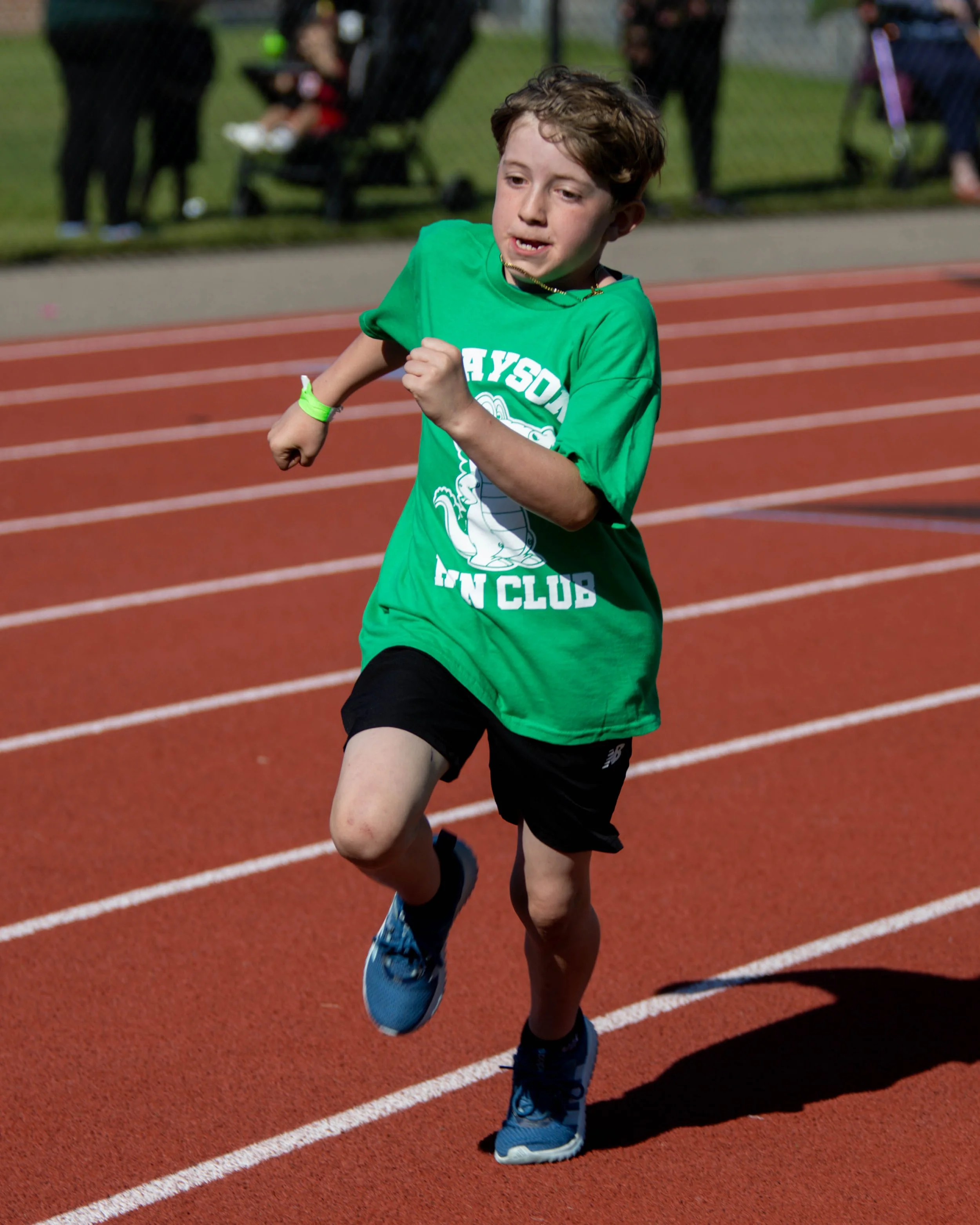 Grayson runner starts the race