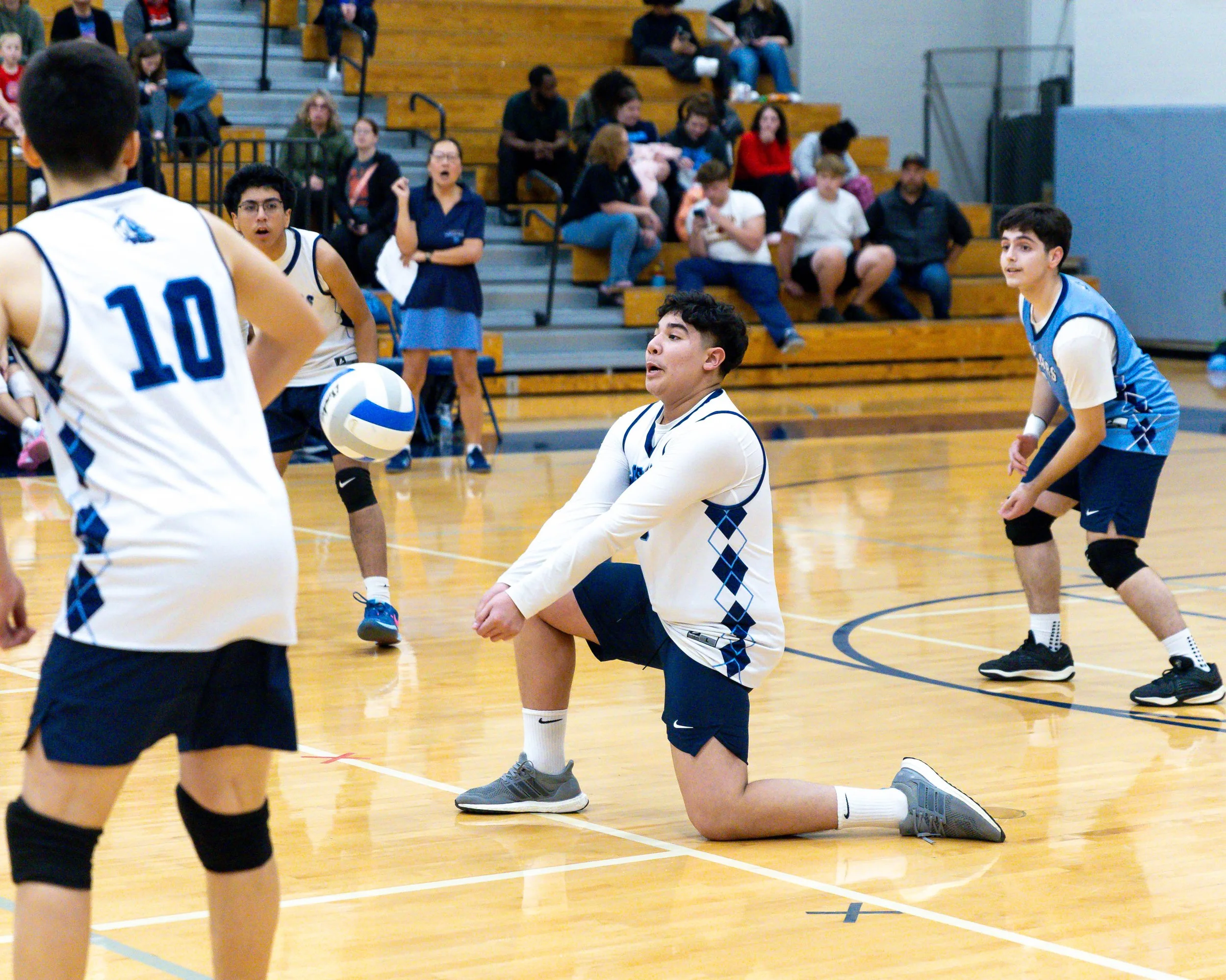 Mott #15 hits the ball