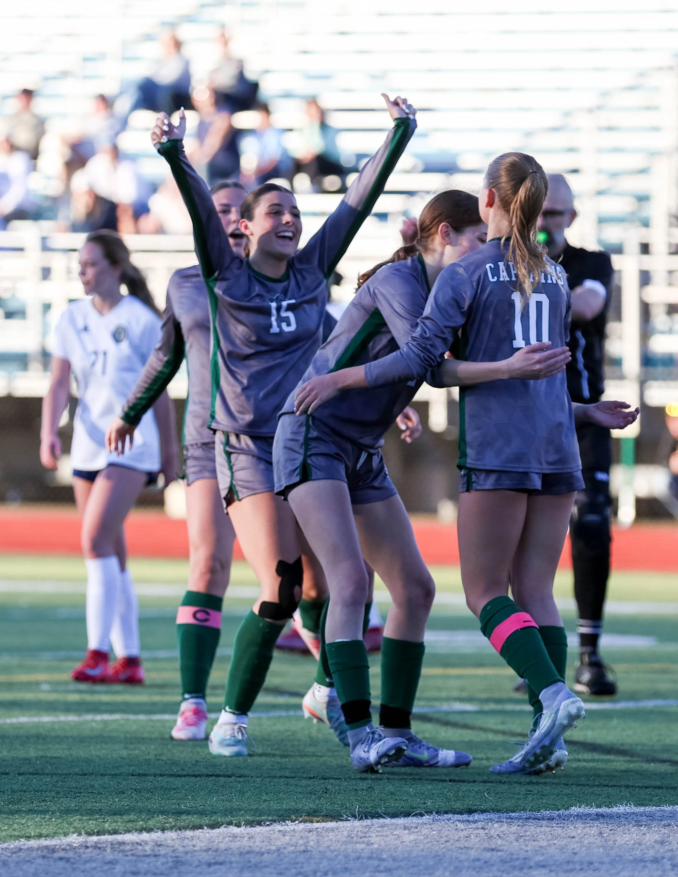 Kettering celebrates the penalty goal