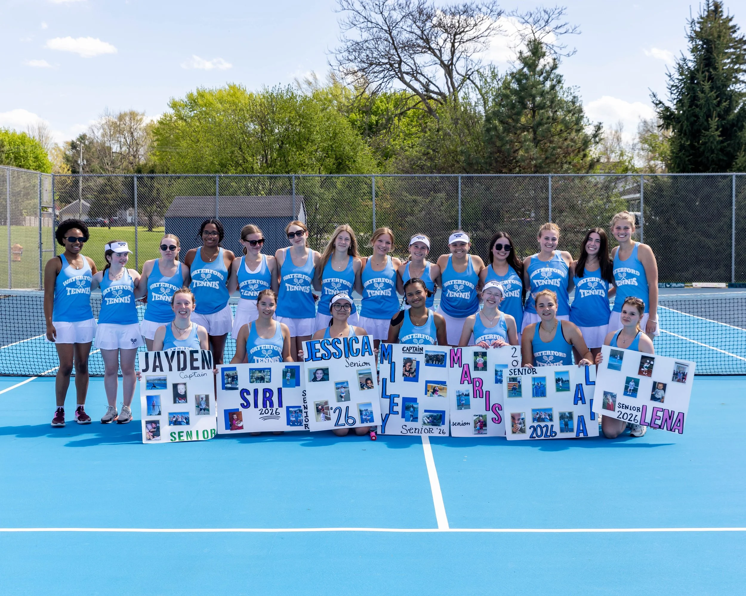 Seniors with team