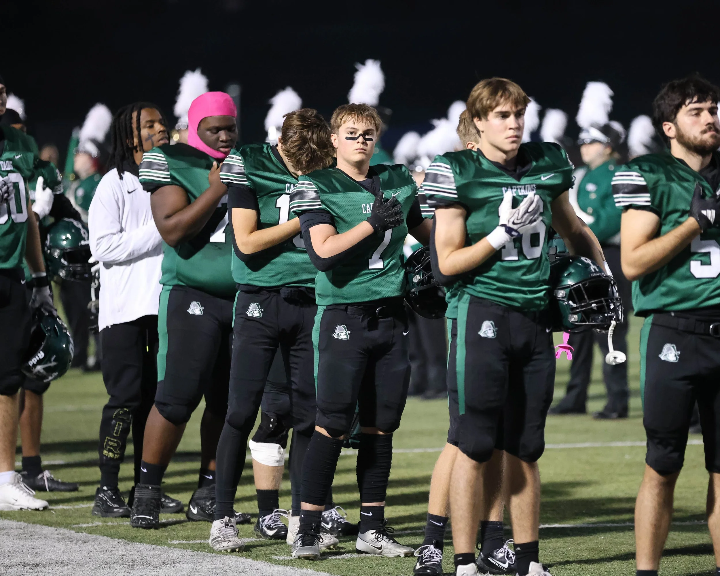 WK Football during the National Anthem