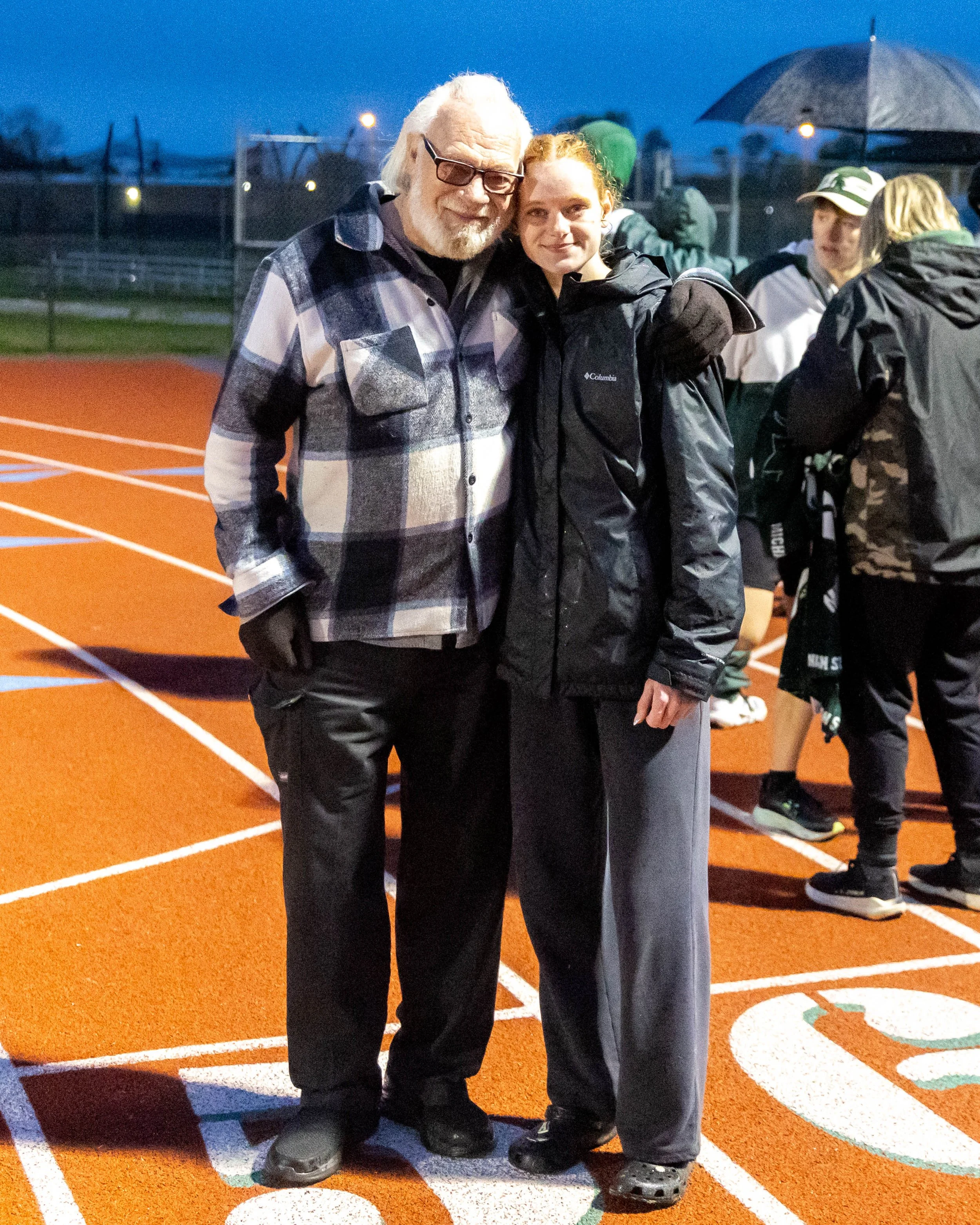 Senior with granddad
