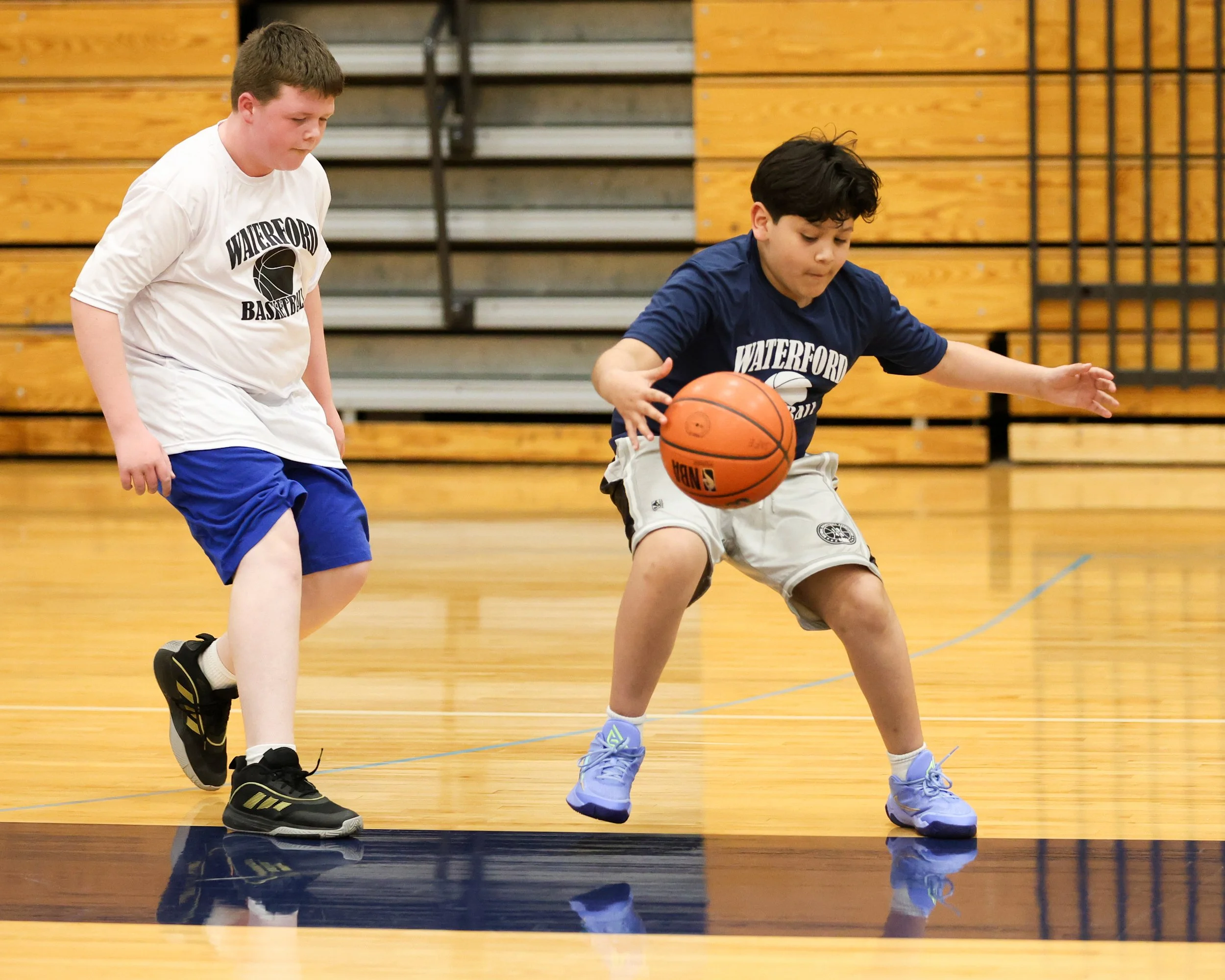 Donelson Hills boy dribbles the ball