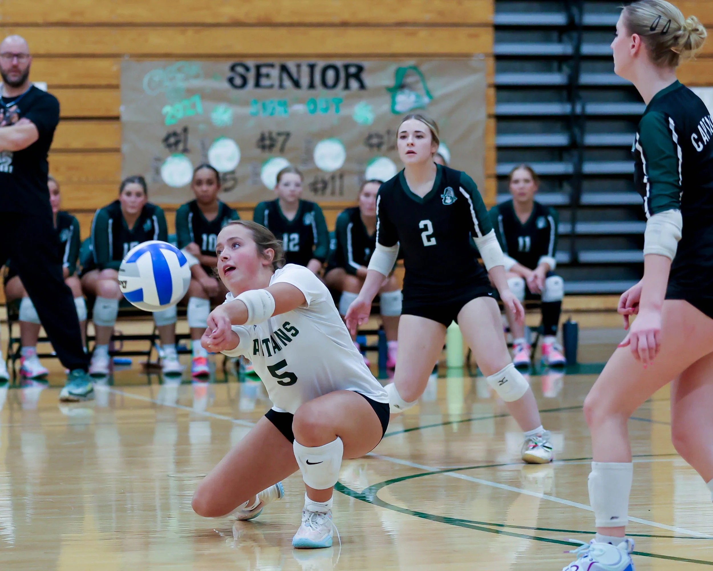 Kettering #5 hits the ball