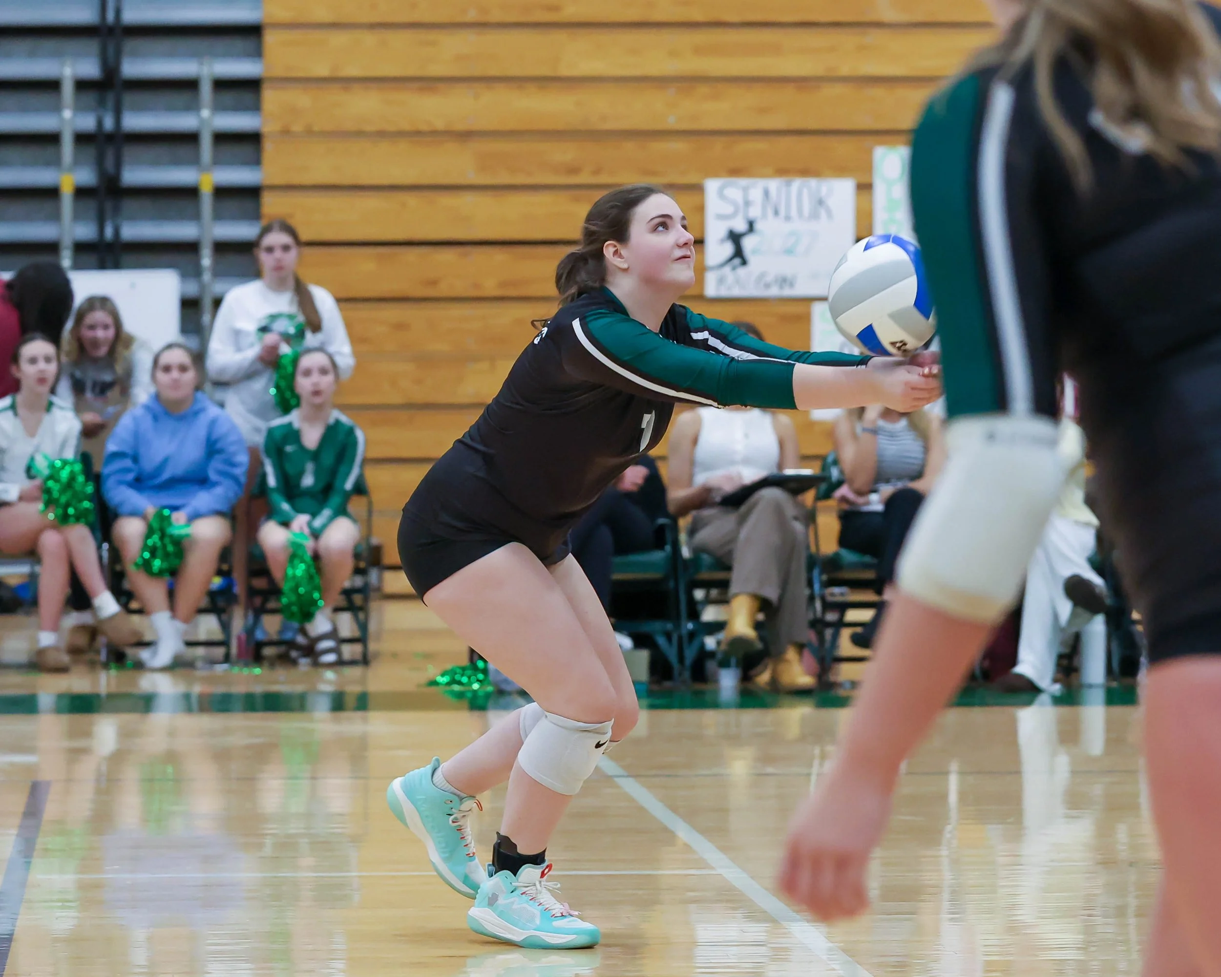 Kettering #7 hits the ball