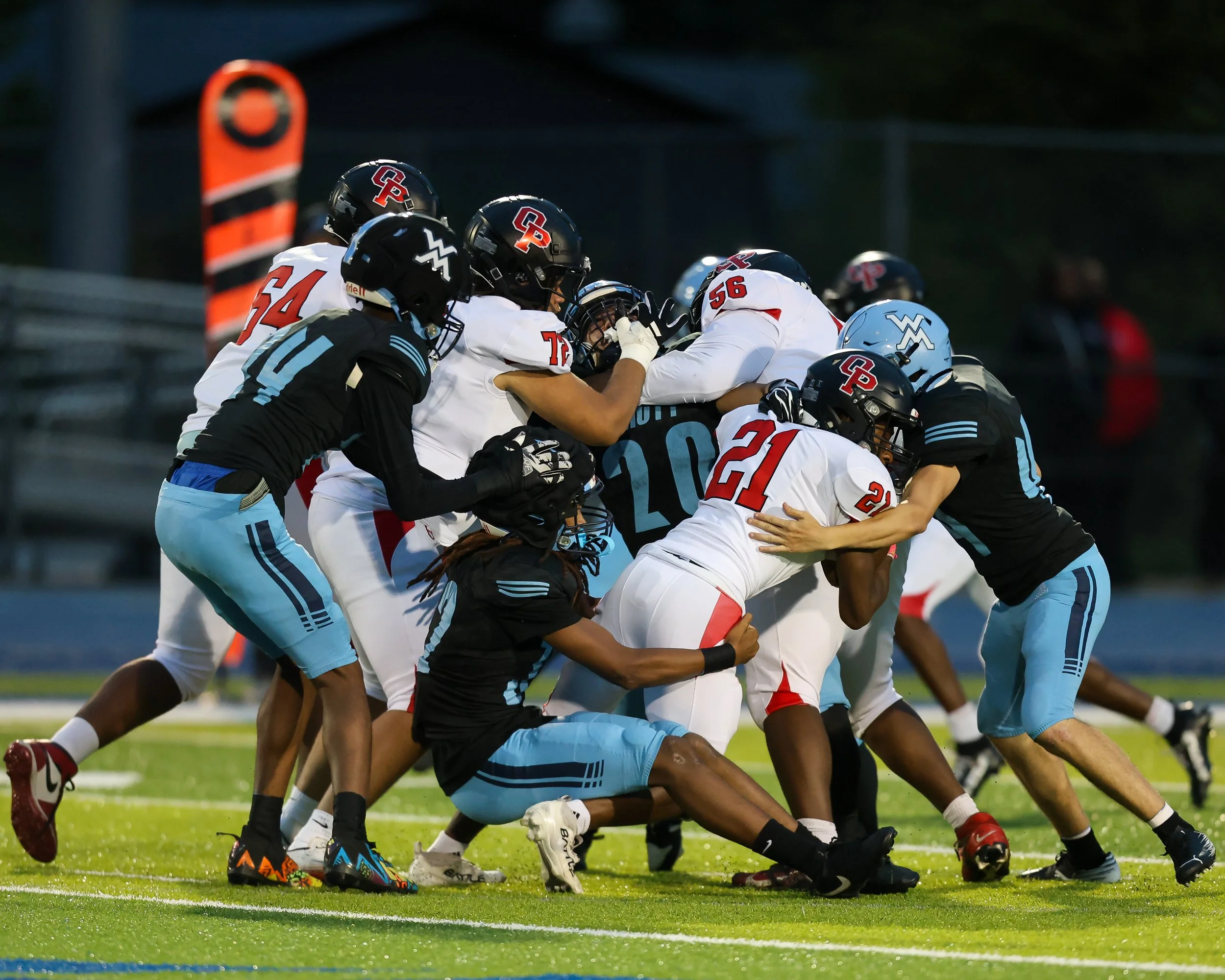 WM defense stops the runner