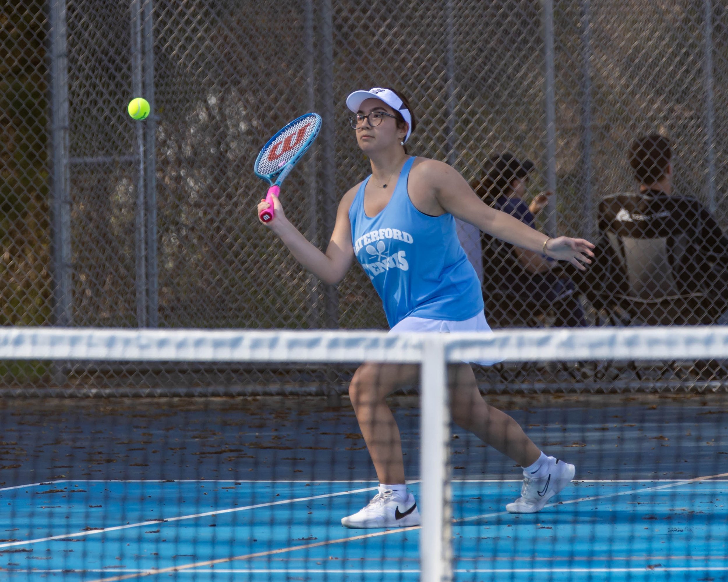 Waterford United player returns the ball
